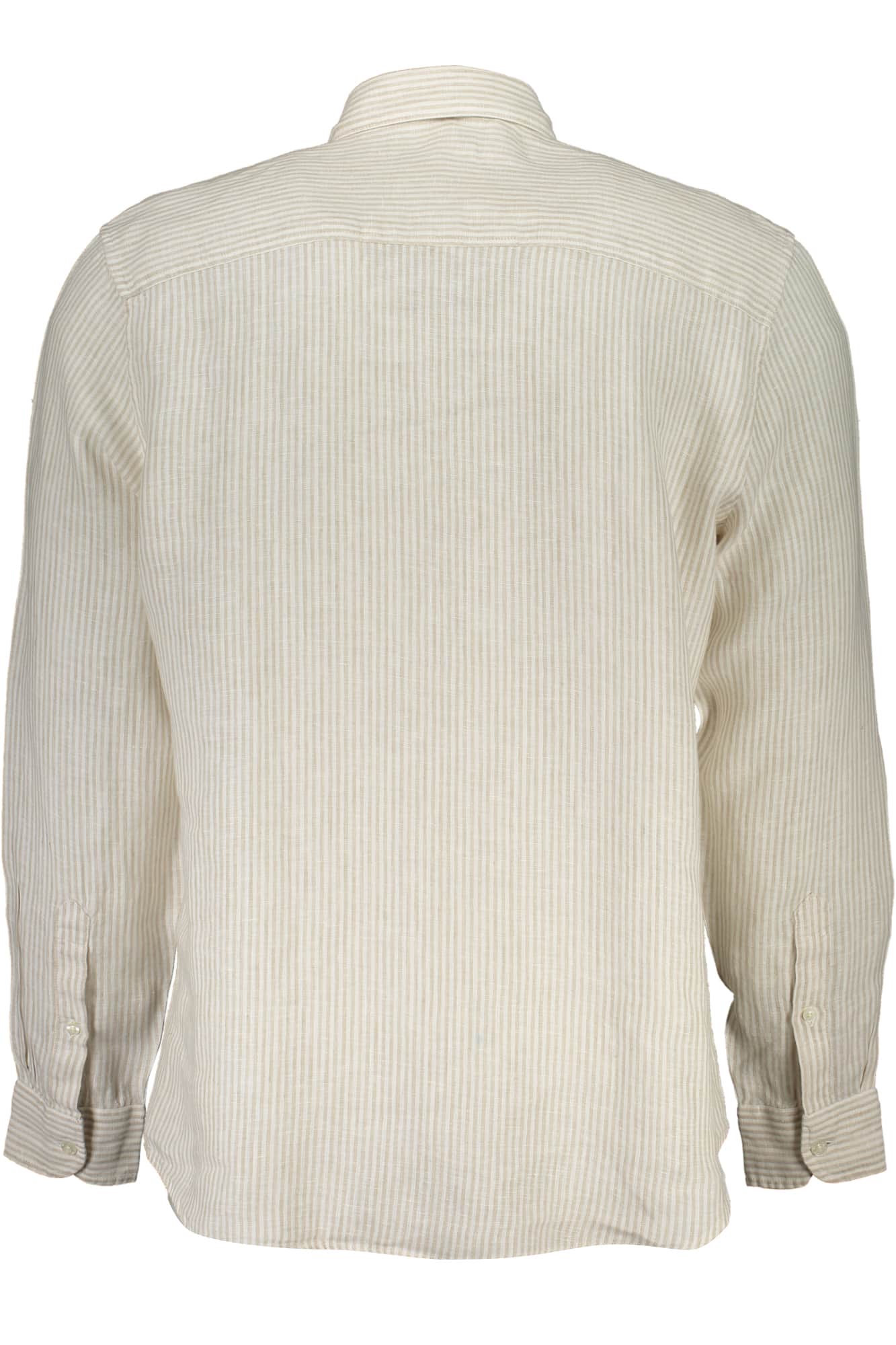 North Sails hombre manga larga camisa azul