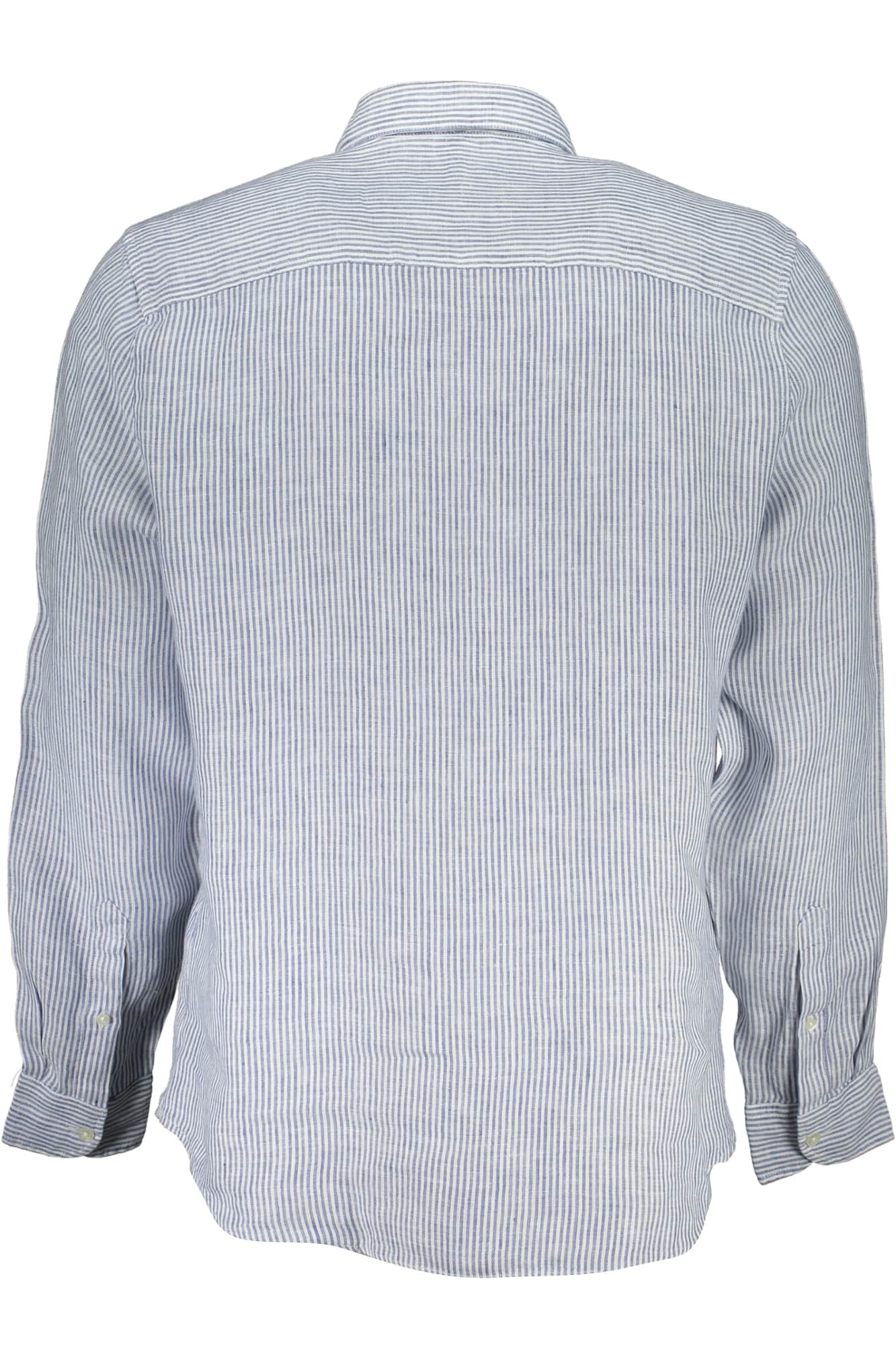 North Sails hombre manga larga camisa azul