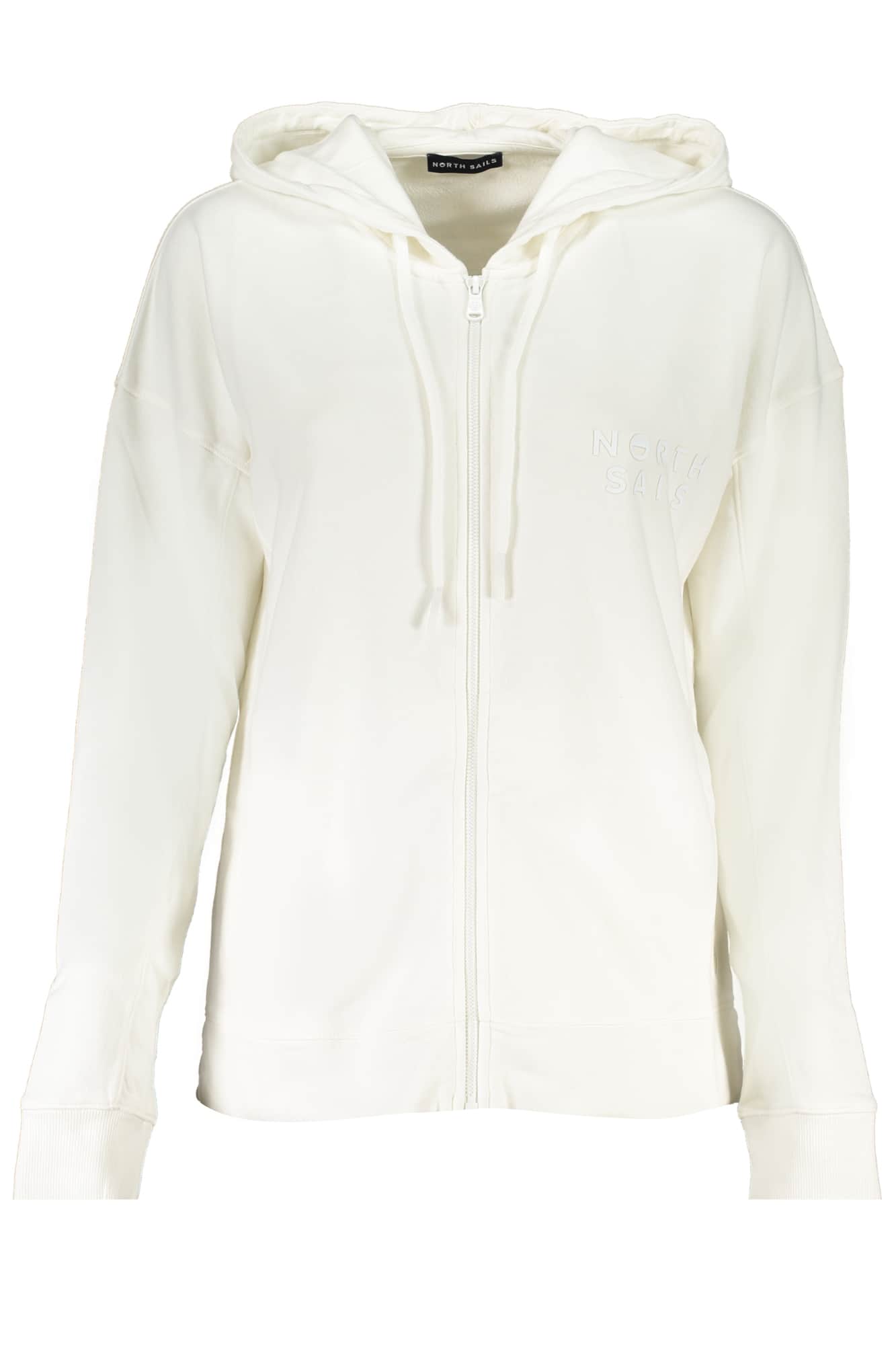 North Sails mujer sudadera con cremallera blanco