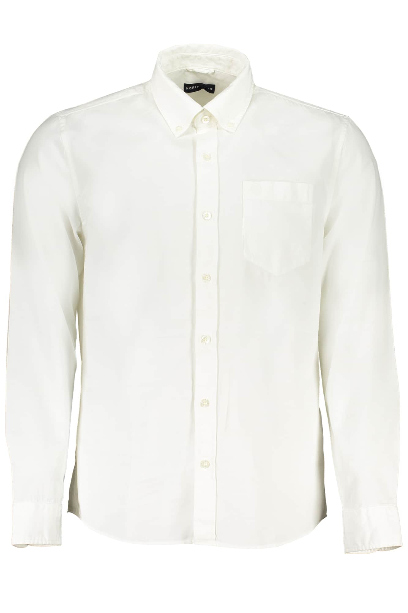 North Sails hombre blanco manga larga camisa