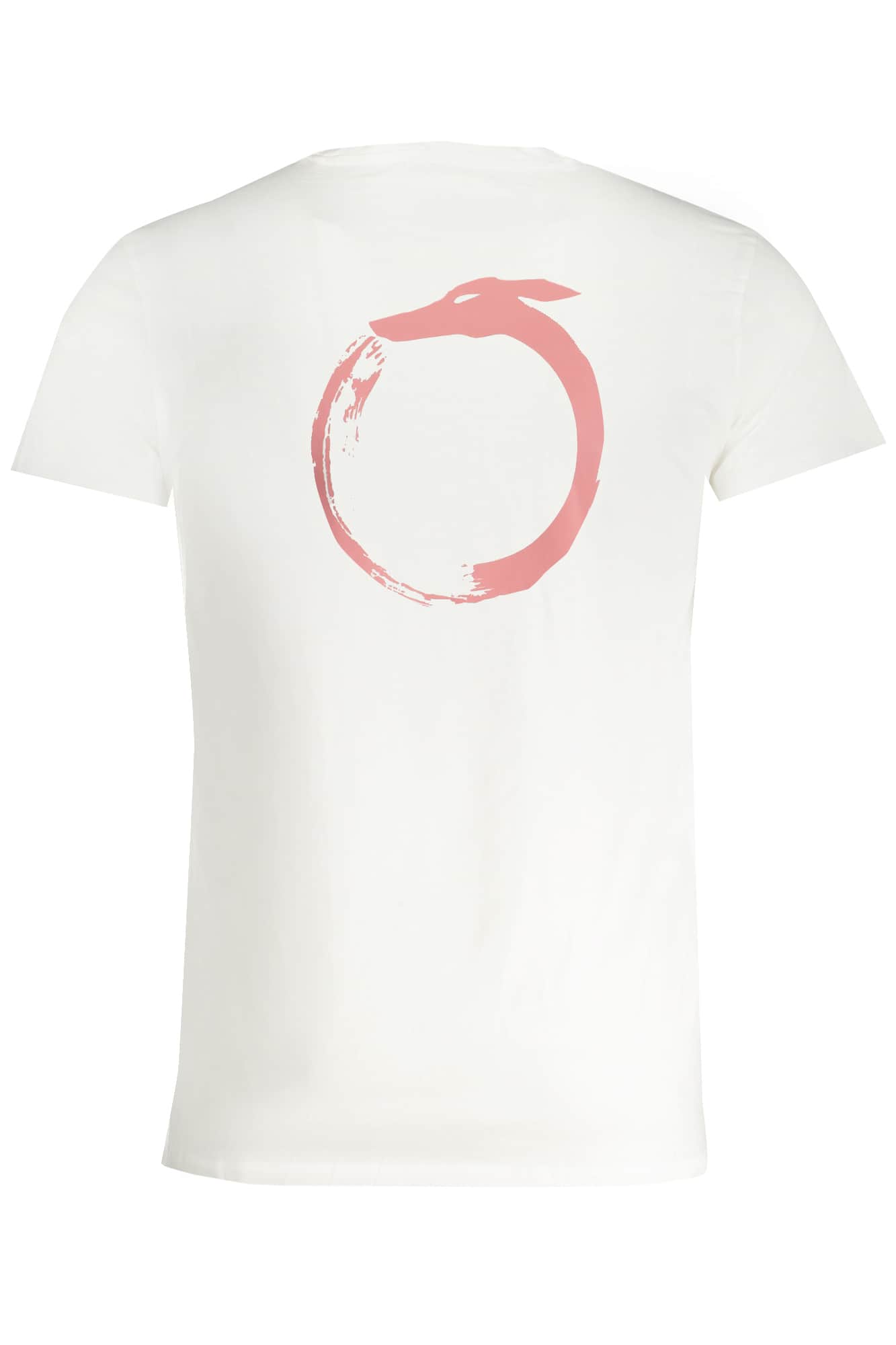 Trussardi manga corta t-camisa hombre blanco