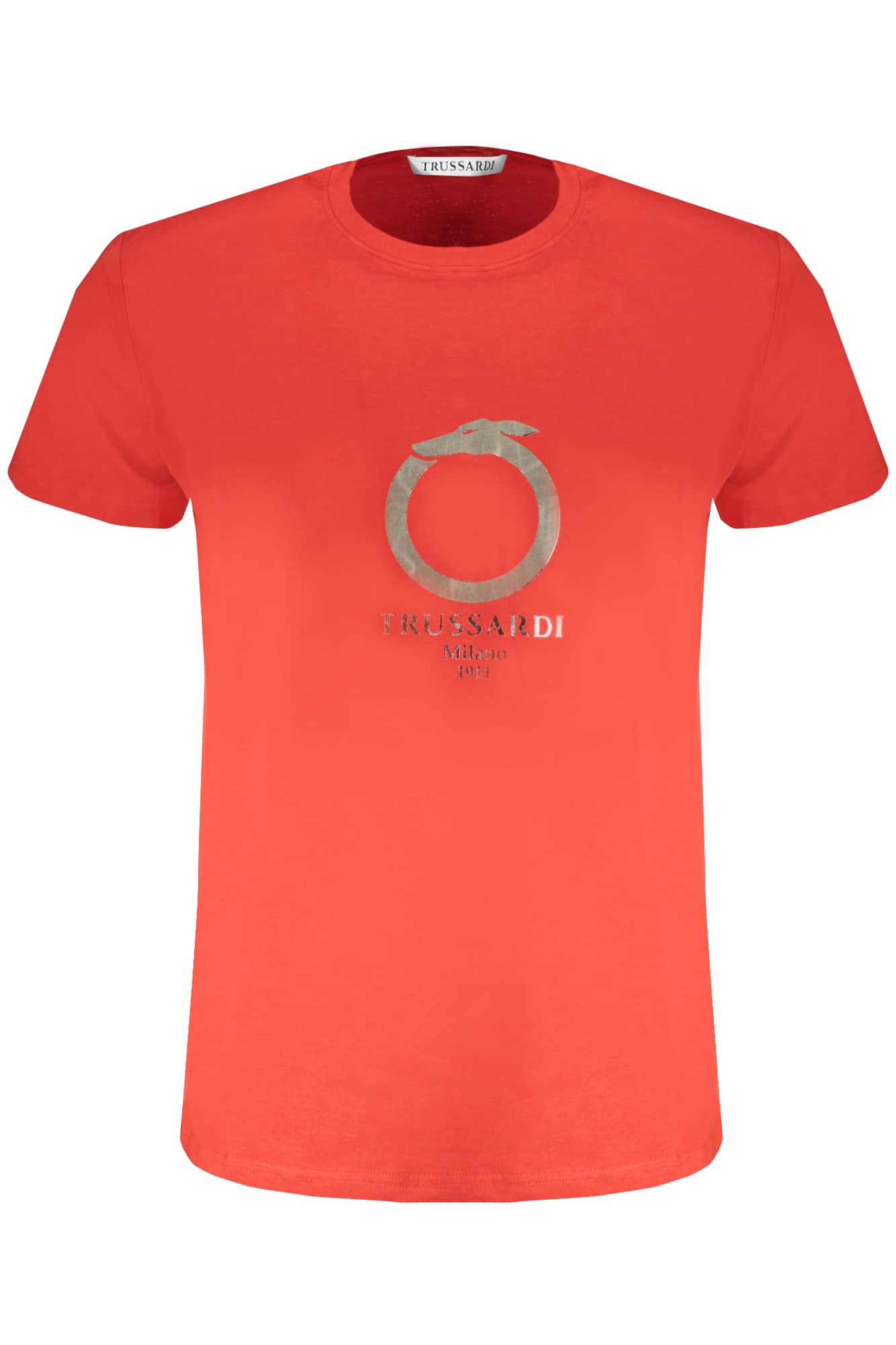 Trussardi hombre manga corta t-camisa rojo