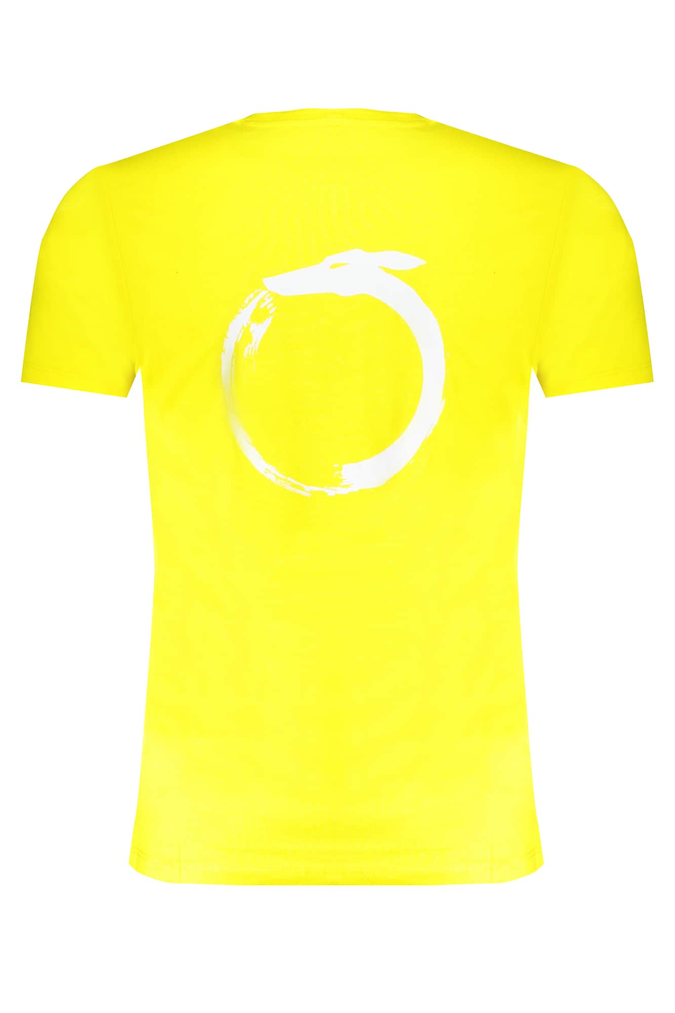 Trussardi manga corta t-camisa hombre blanco