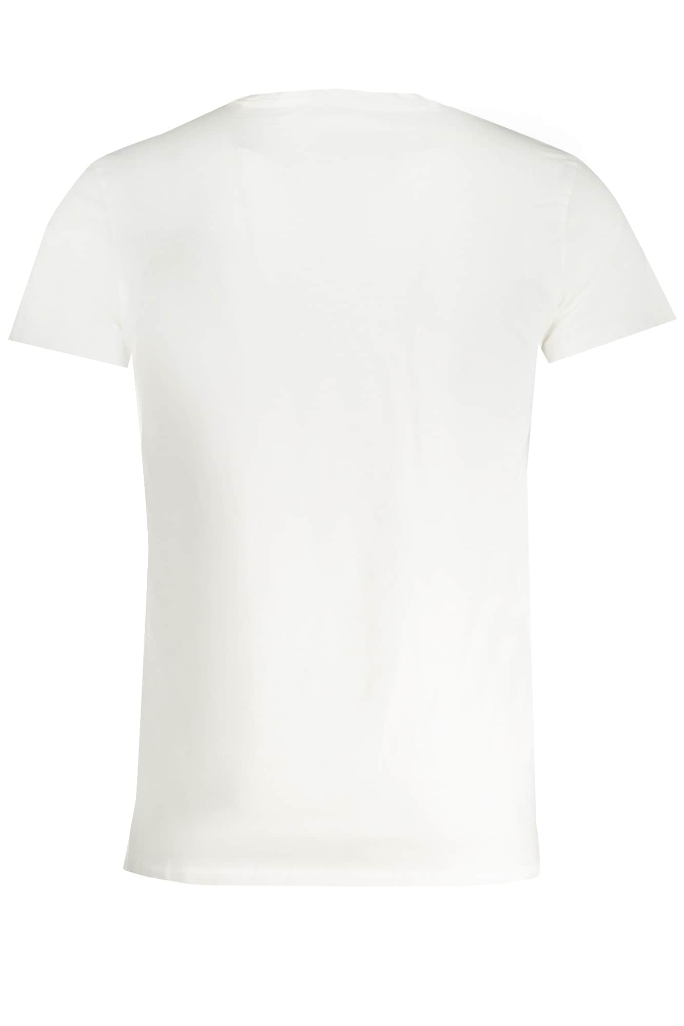 Trussardi manga corta t-camisa hombre blanco