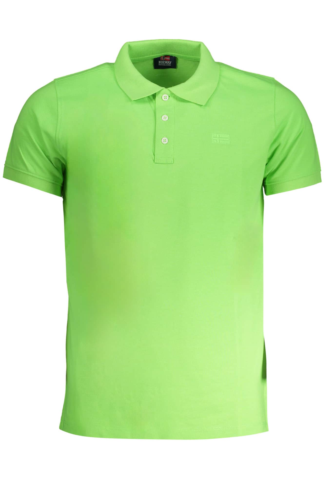 Norway 1963 hombre blanco manga corta polo