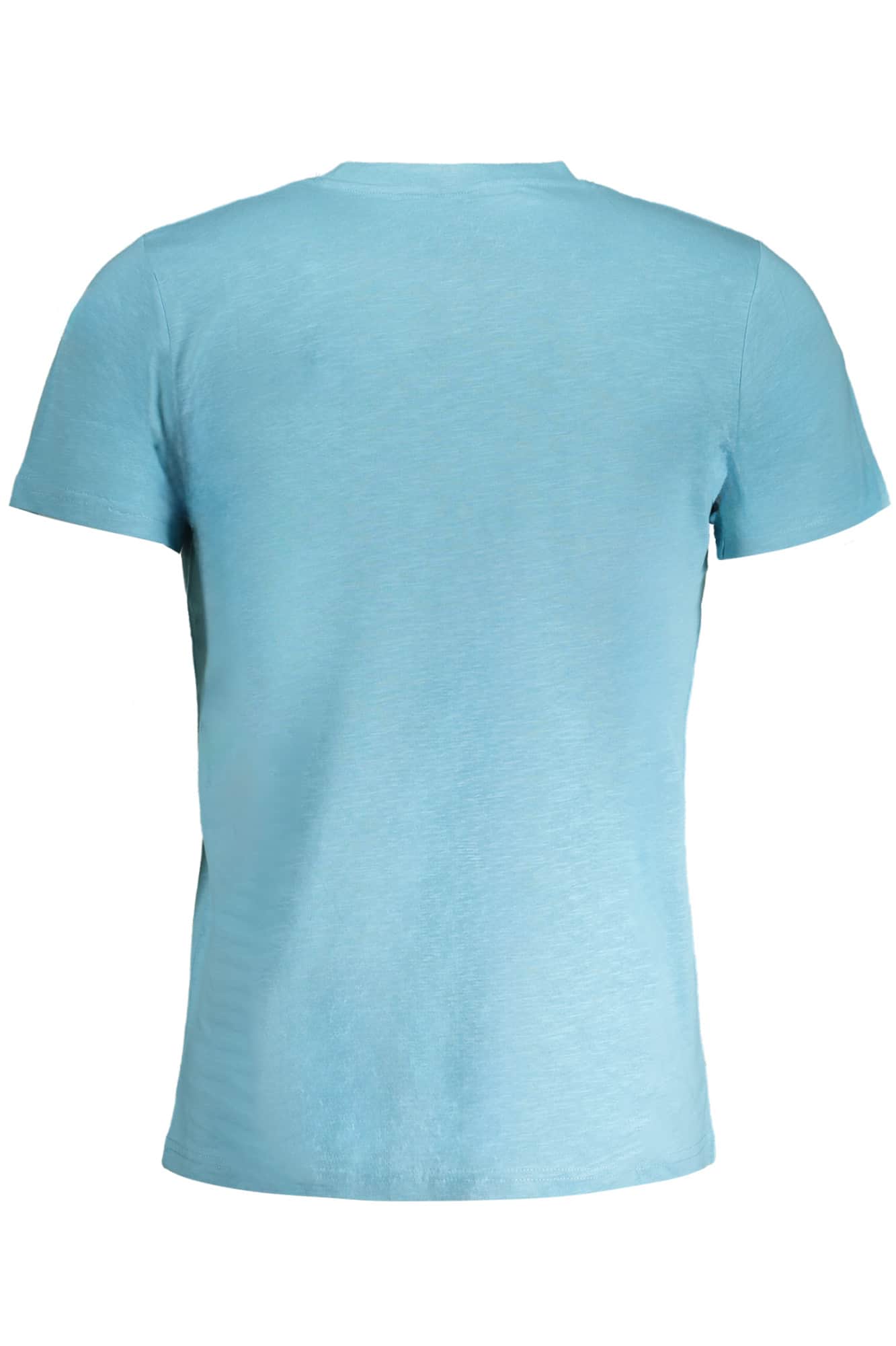 Norway 1963 hombre manga corta t-camisa azul