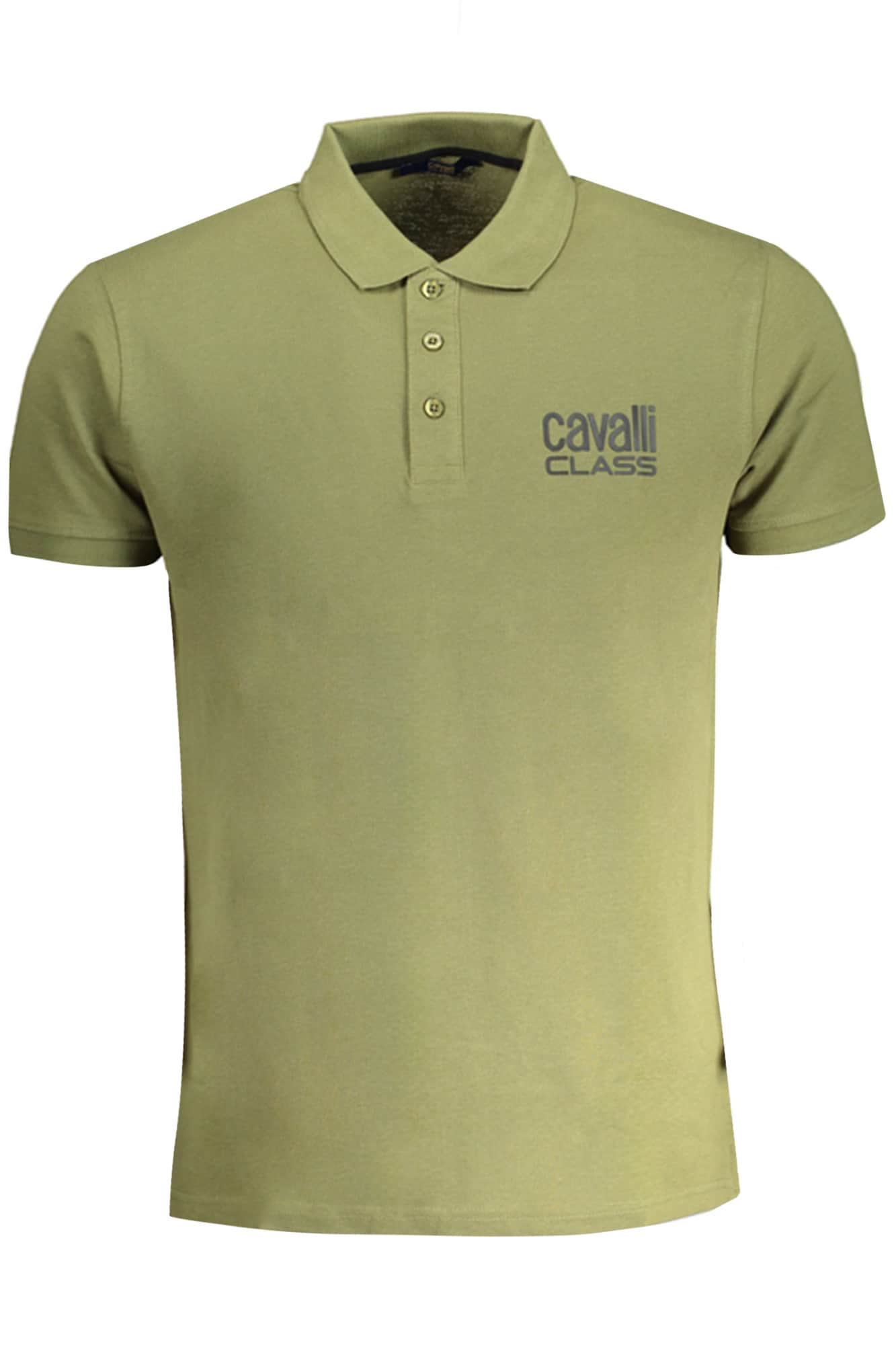 Cavalli Class hombre manga corta polo negro