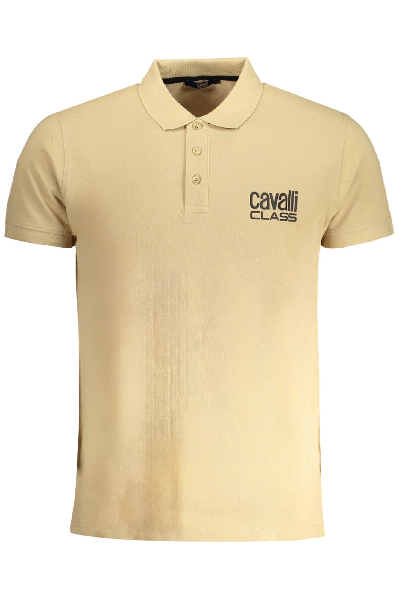 Cavalli Class hombre manga corta polo negro