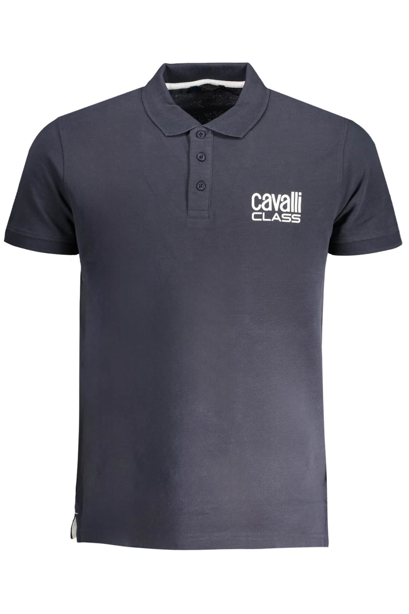 Cavalli Class hombre manga corta polo negro