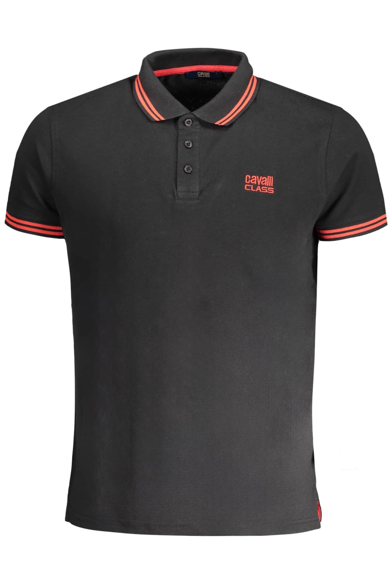 Cavalli Class hombre blanco manga corta polo