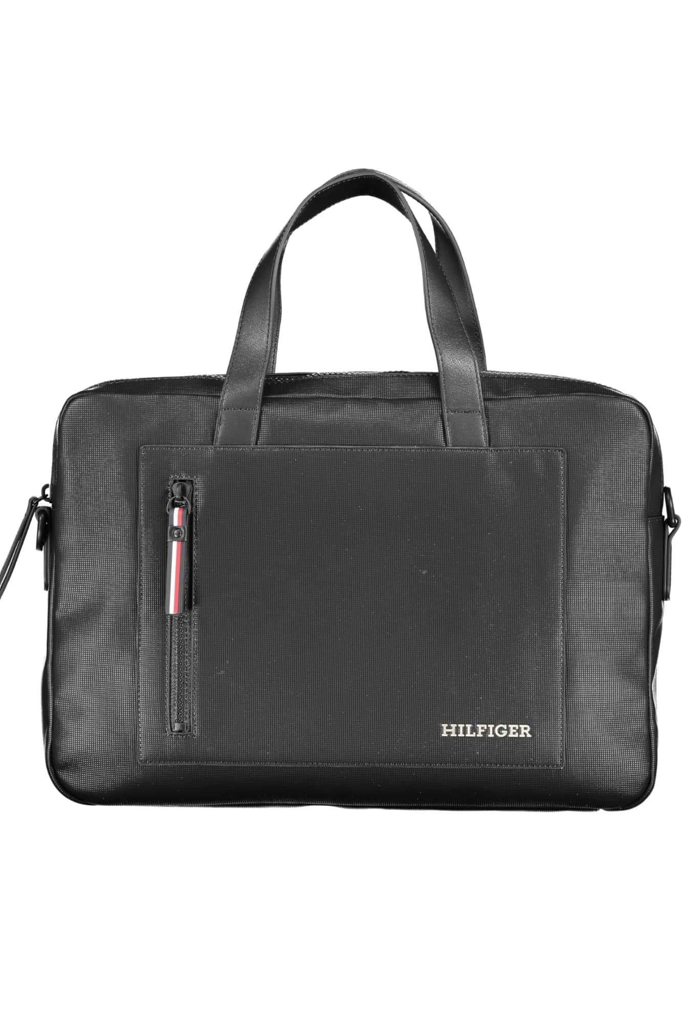 Tommy Hilfiger negro hombre maletín