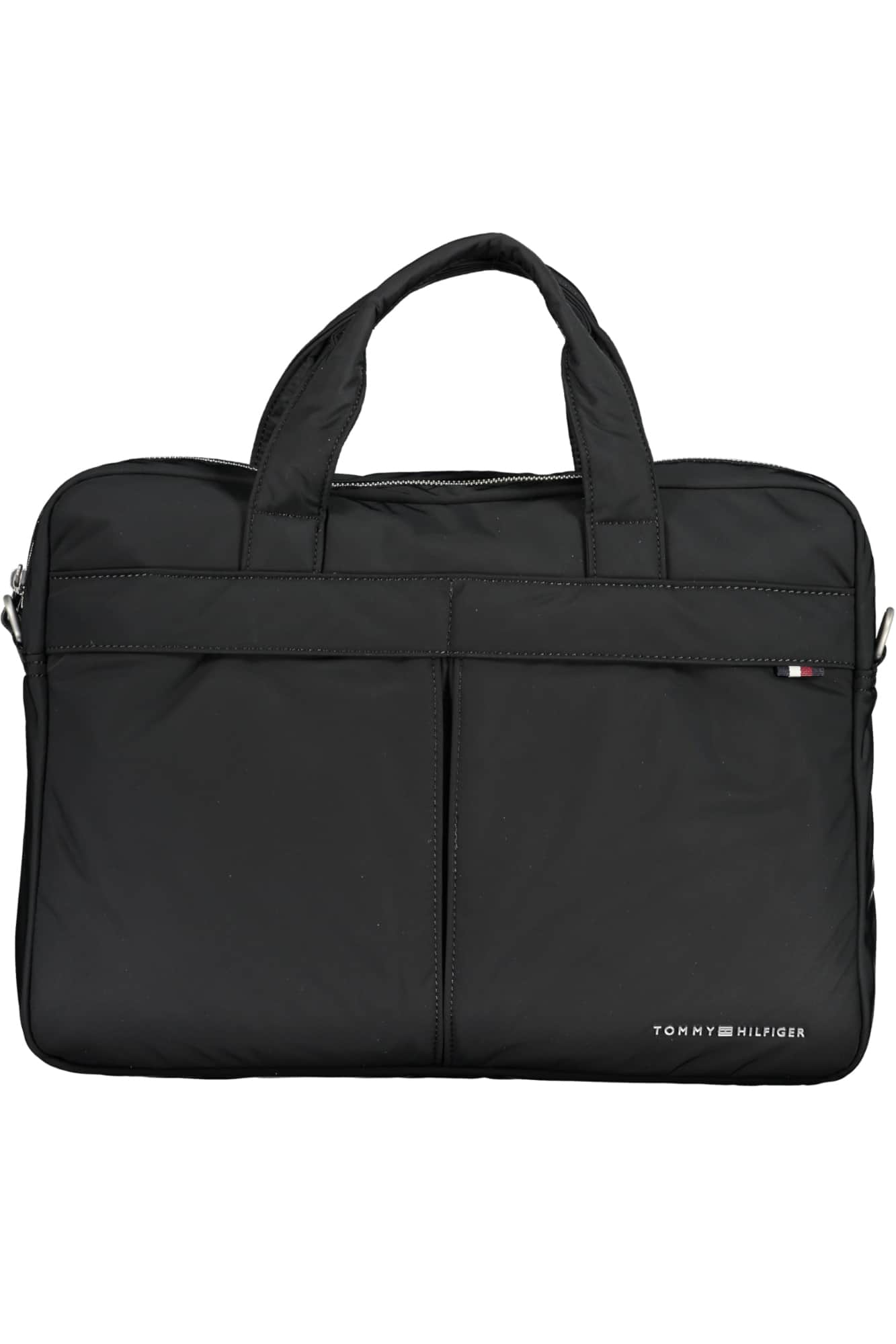Tommy Hilfiger negro hombre maletín