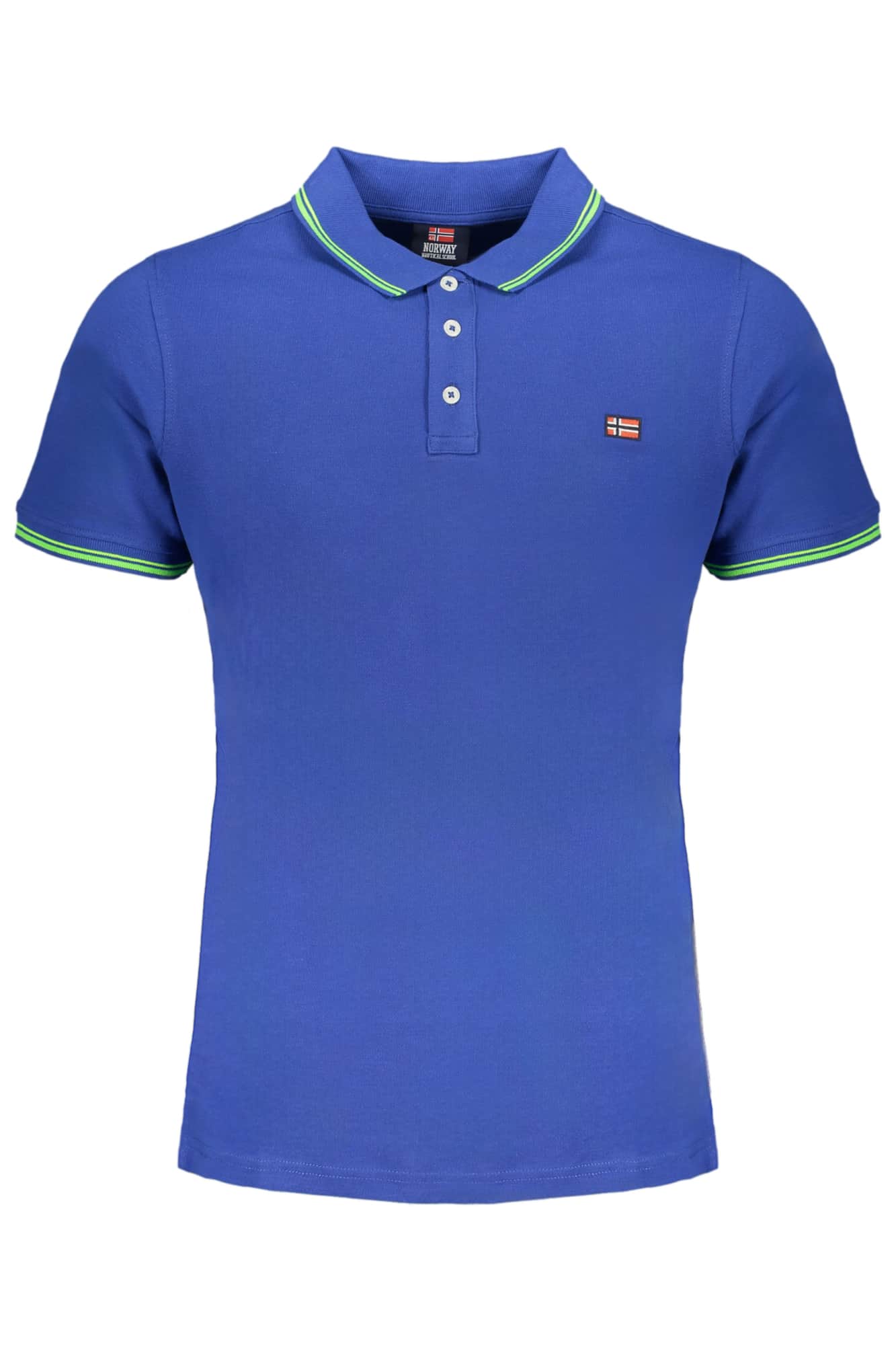 Norway 1963 hombre manga corta polo, gris
