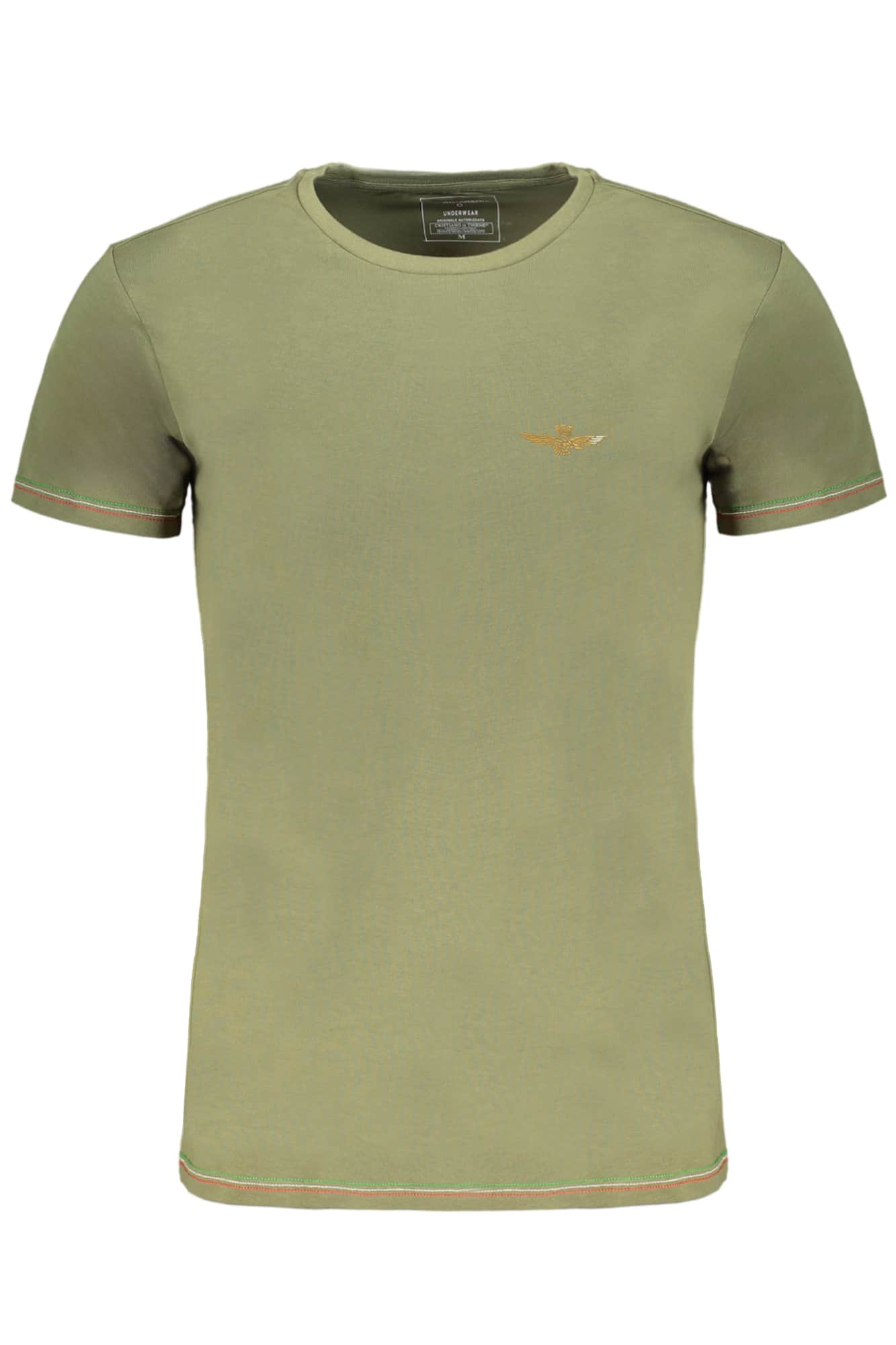 Aeronautica Militare hombre marrón outerwear t-camisa