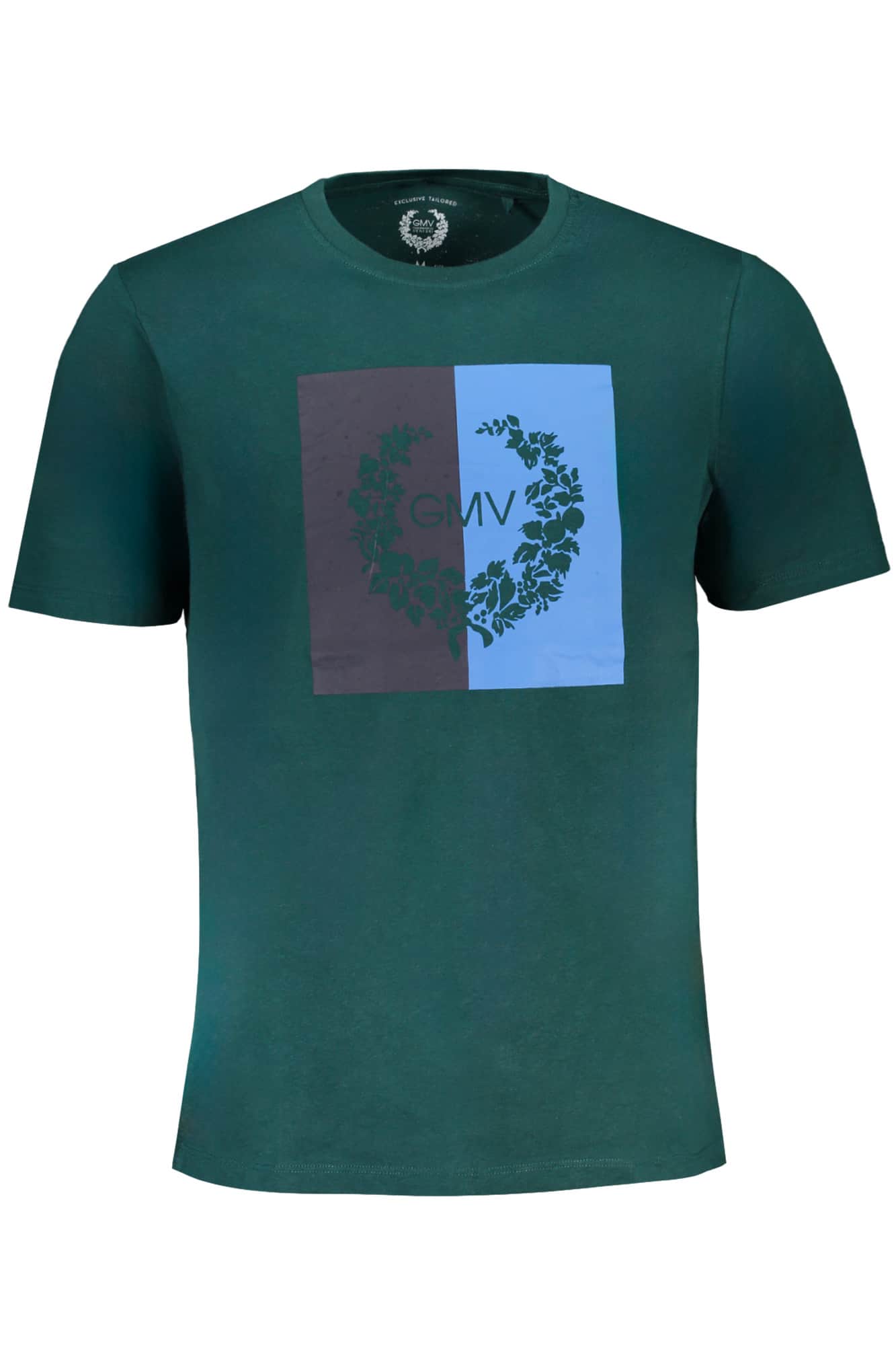 Gian Marco Venturi verde hombre manga corta t-camisa