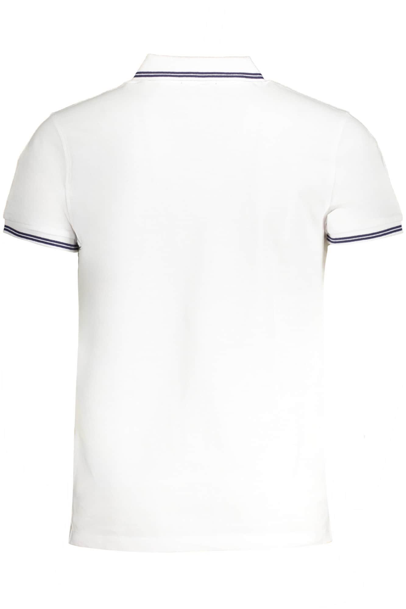 Cavalli Class hombre blanco manga corta polo