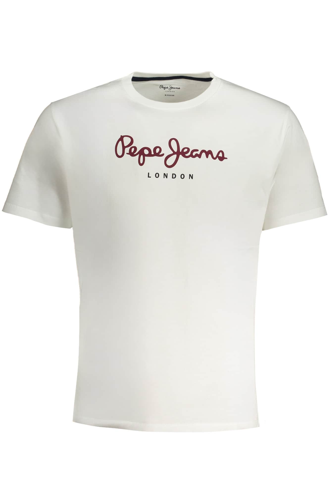 Pepe vaqueros hombre manga corta t-camisa azul