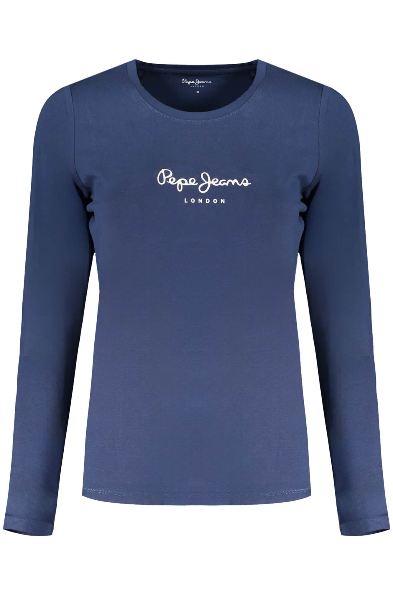 Pepe vaqueros mujer manga larga t-camisa azul
