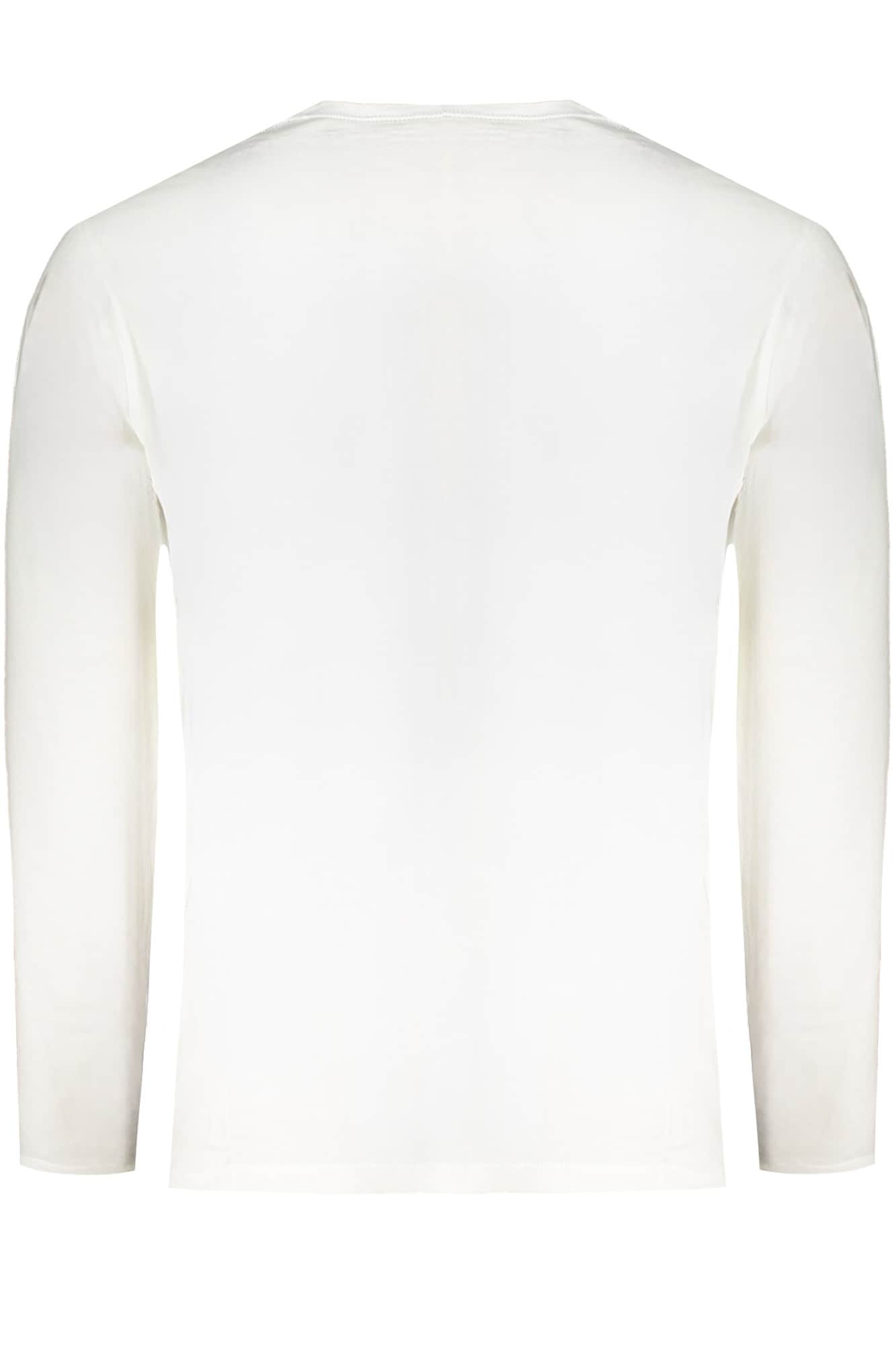 Pepe vaqueros hombre manga larga t-camisa blanco