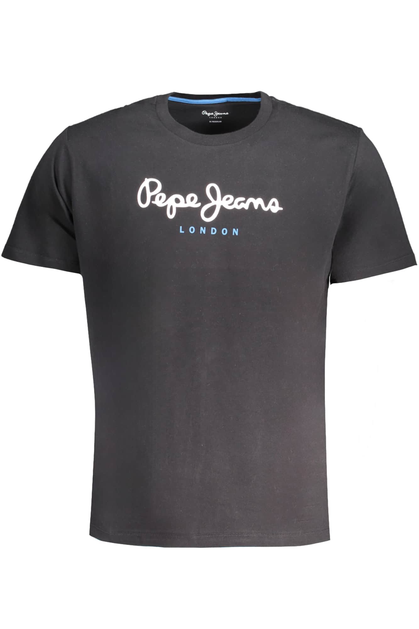 Pepe vaqueros hombre manga corta t-camisa azul