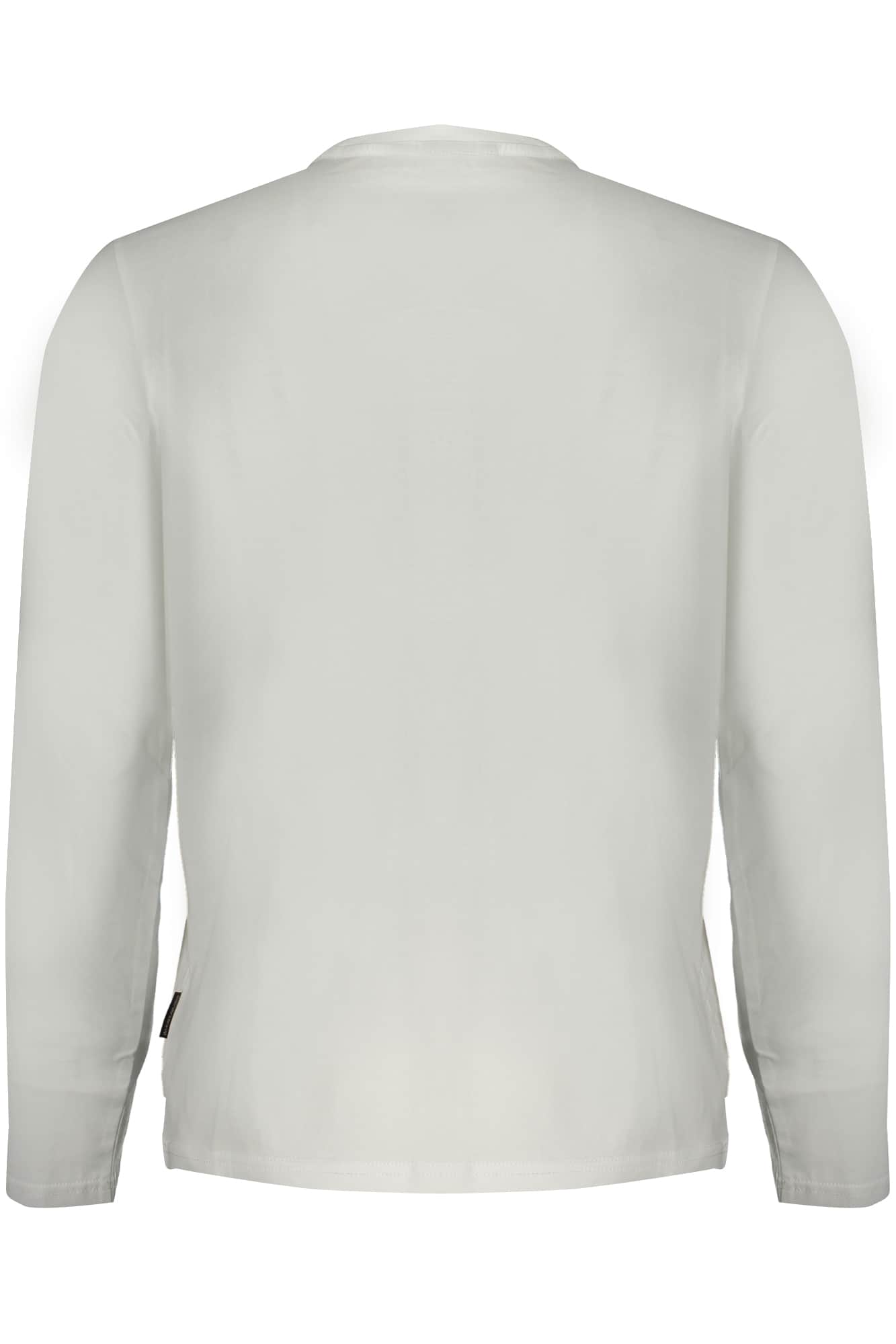 Napapijri hombre manga larga t-camisa verde