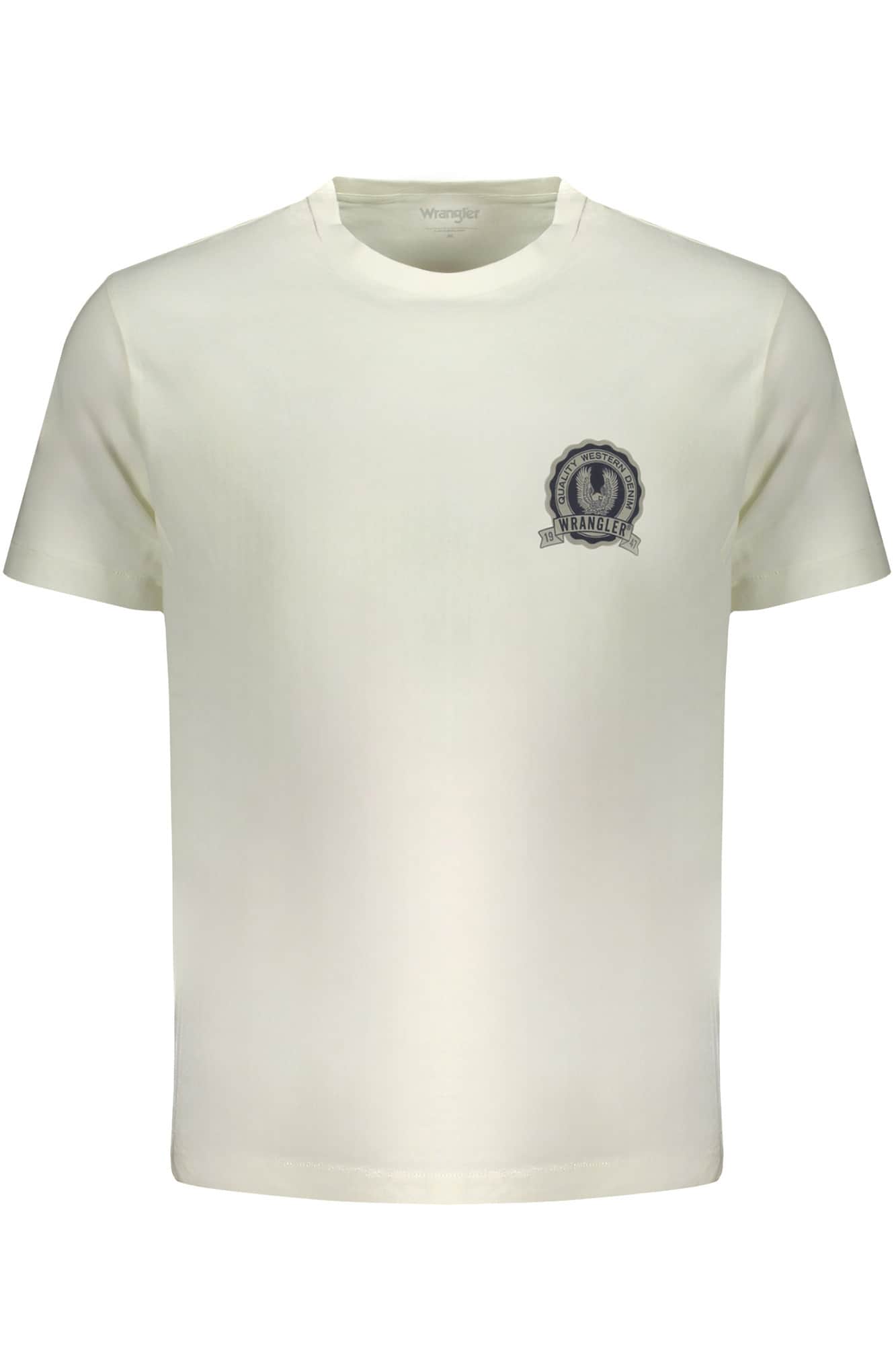 Wrangler manga corta t-camisa hombre blanco