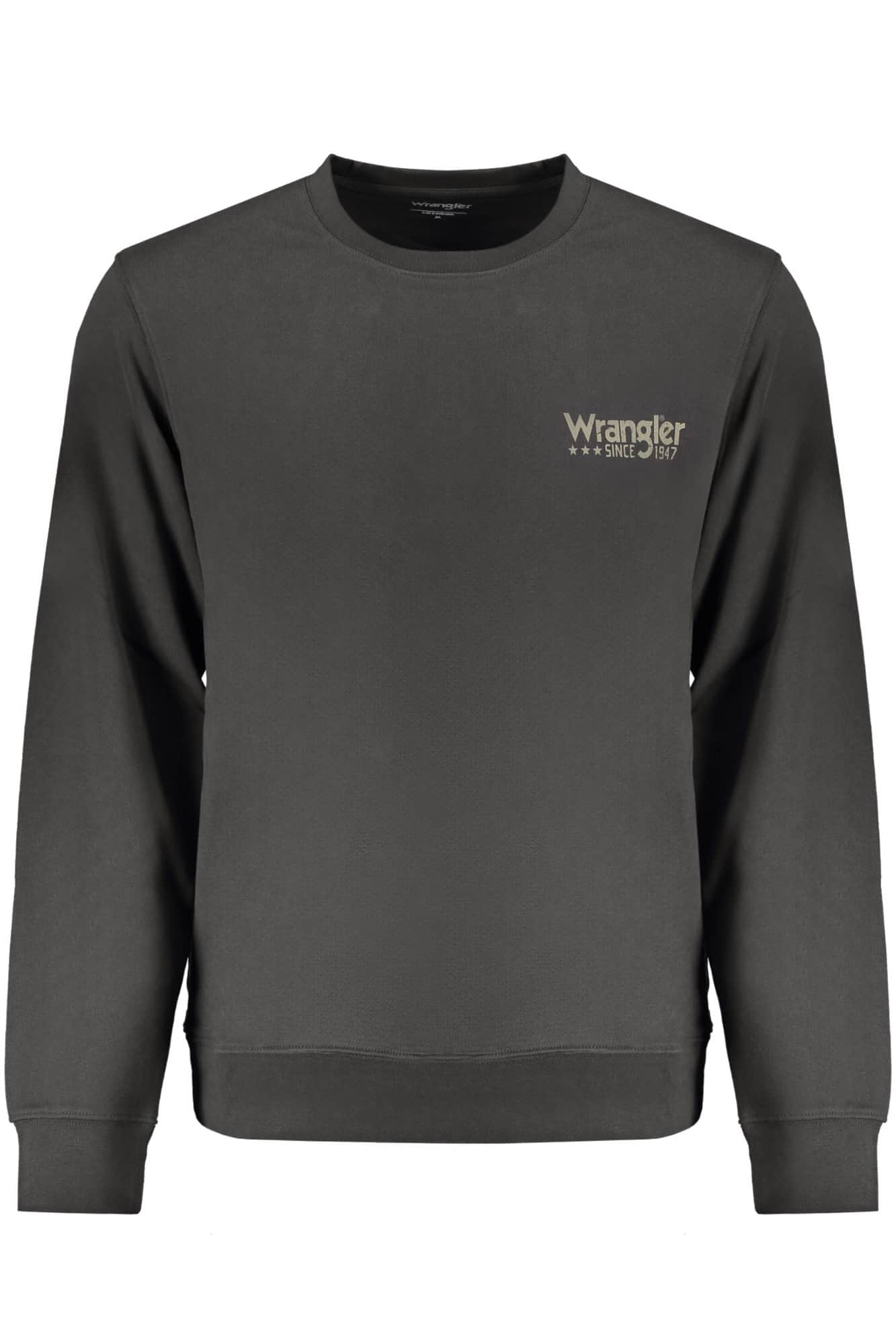 Wrangler hombre negro con cremallera sudadera
