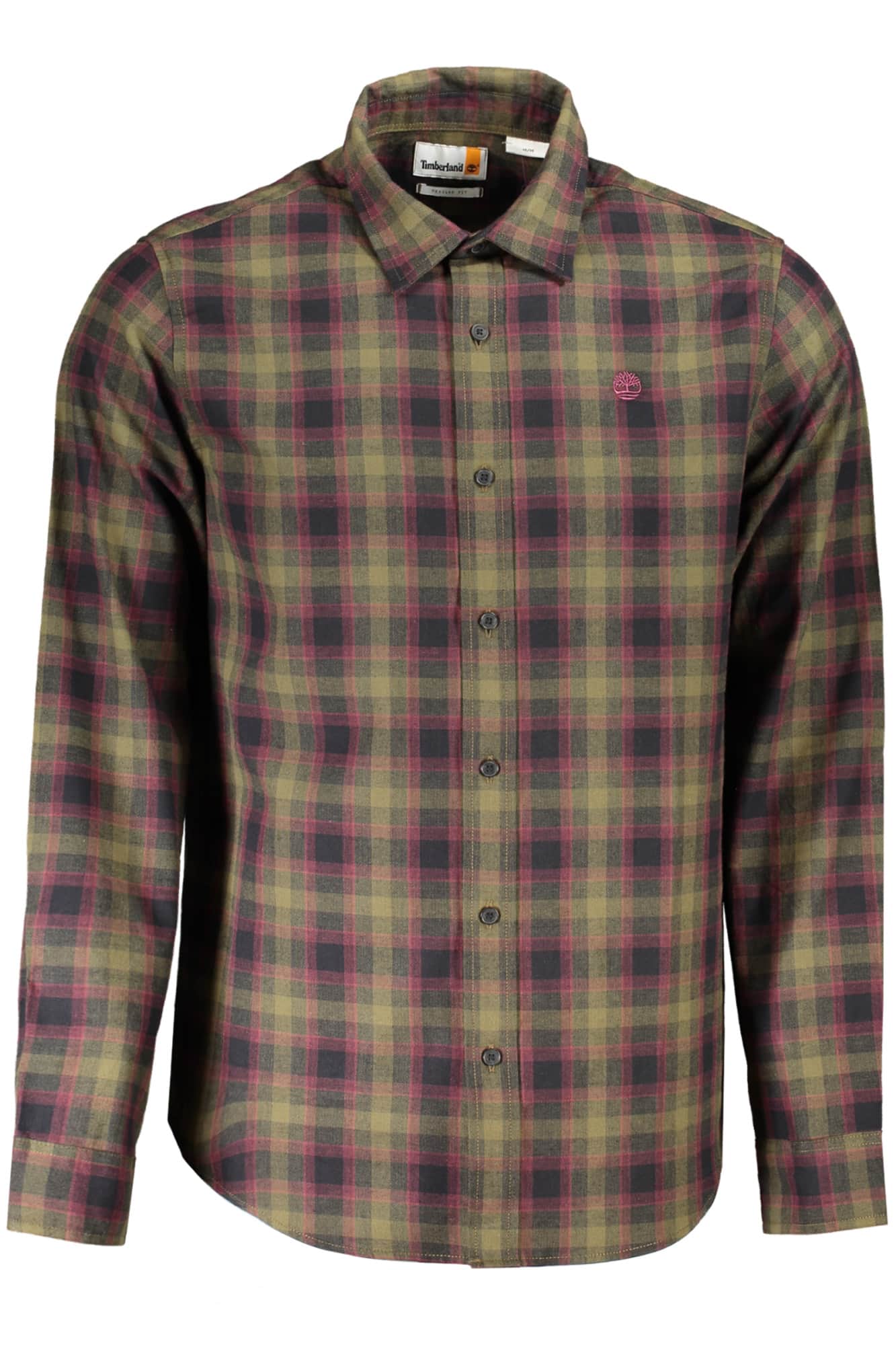 Timberland hombre manga larga camisa marrón
