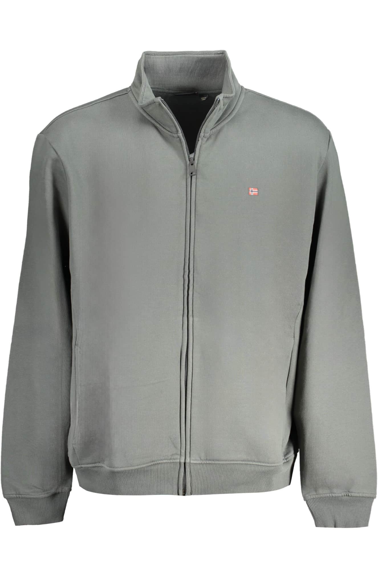 Napapijri hombre con cremallera sudadera verde