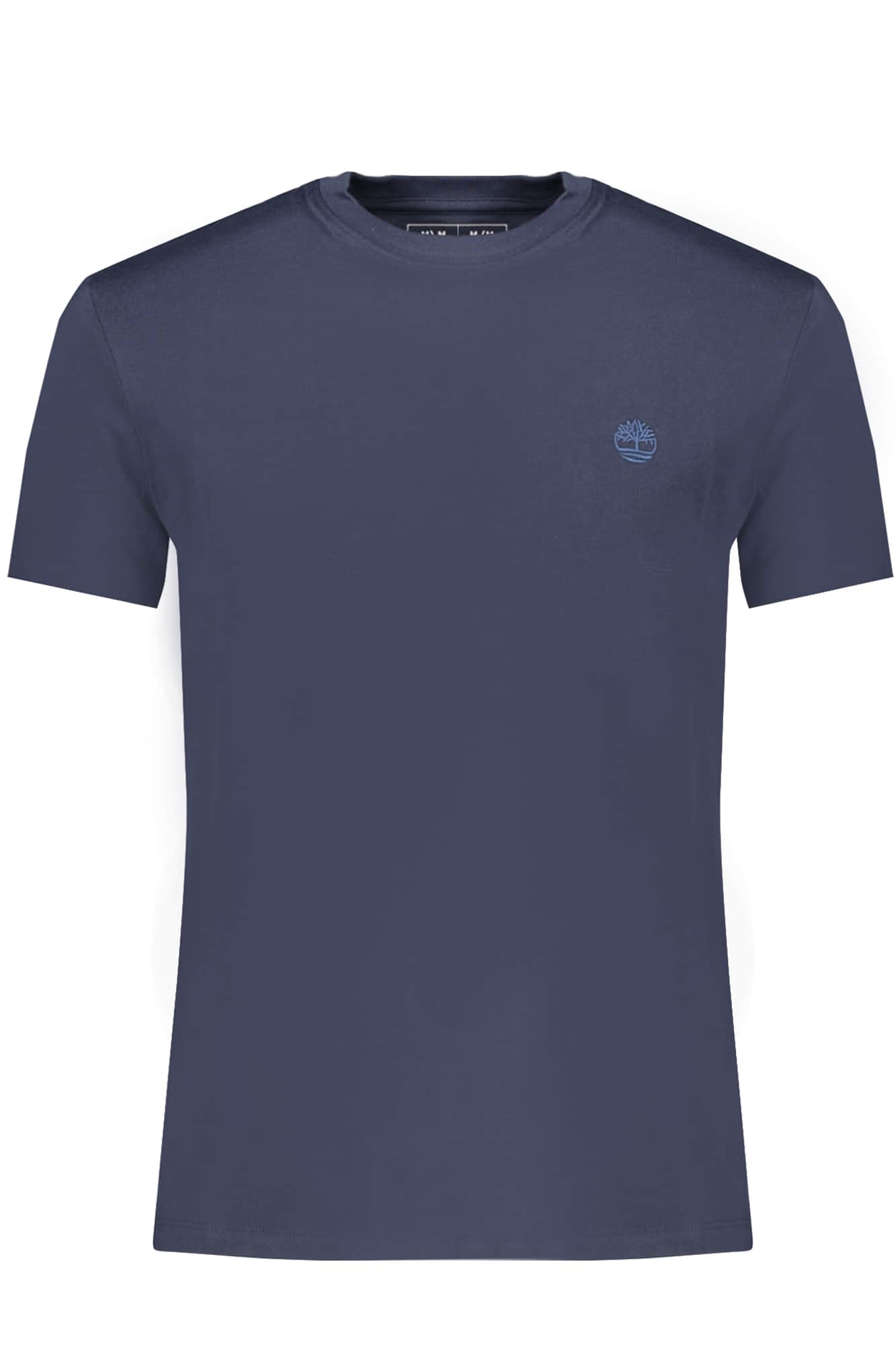 Timberland manga corta t-camisa hombre azul
