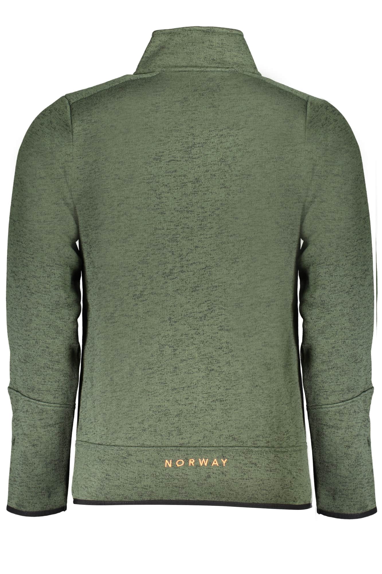 Norway 1963 hombre con cremallera sudadera verde