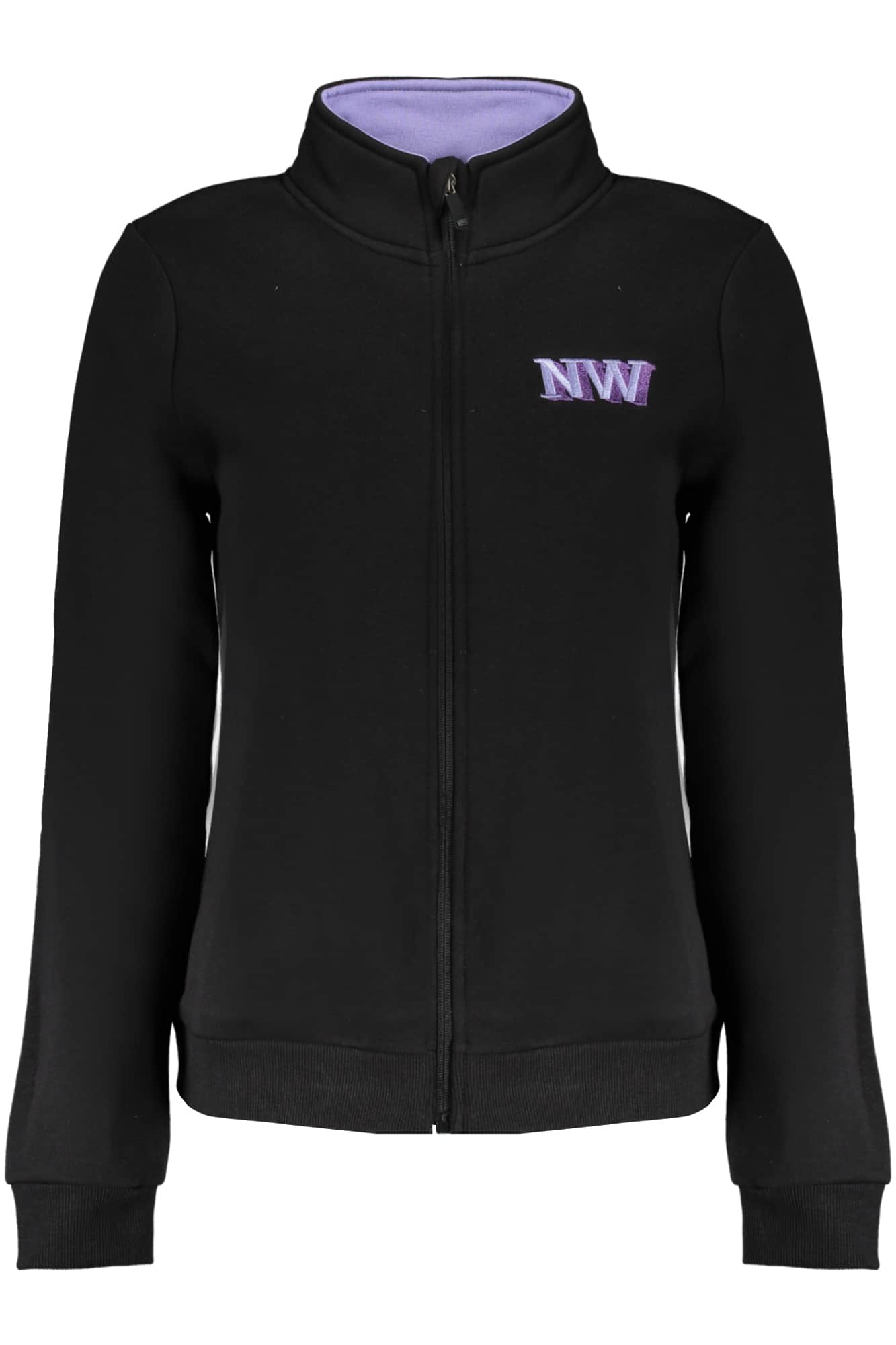 Norway 1963 mujer con cremallera sudadera negro