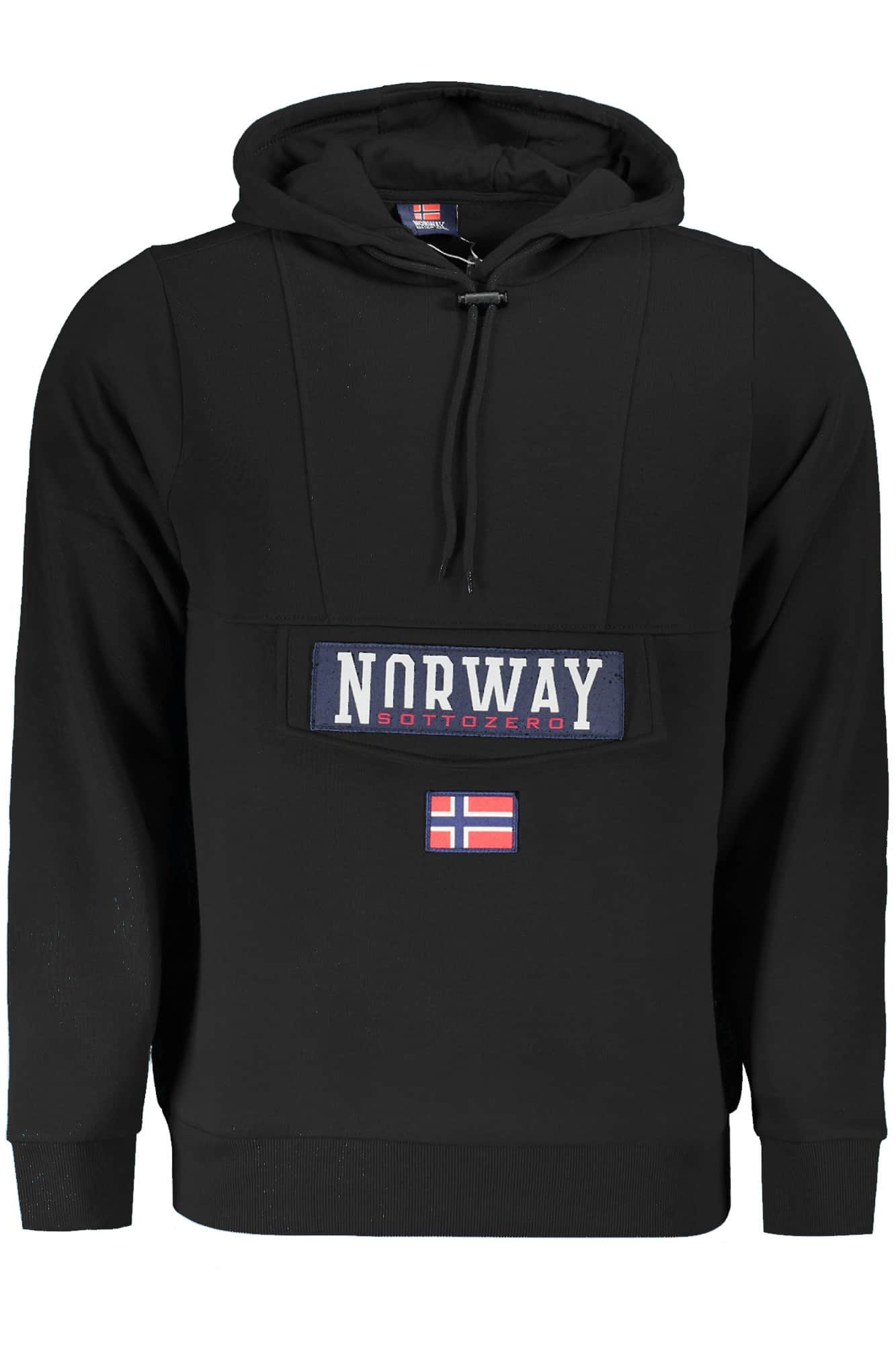 Norway 1963 negro hombre con cremallera sudadera