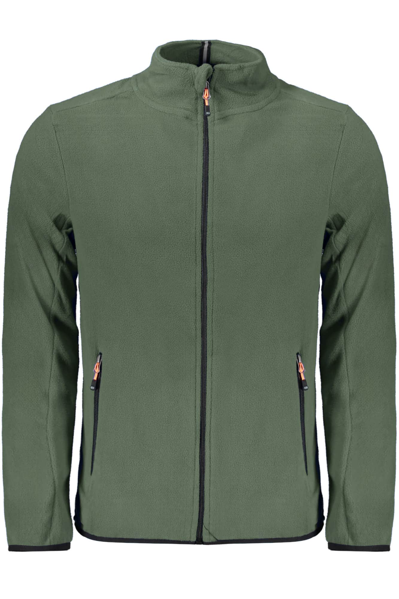 Norway 1963 hombre con cremallera sudadera verde