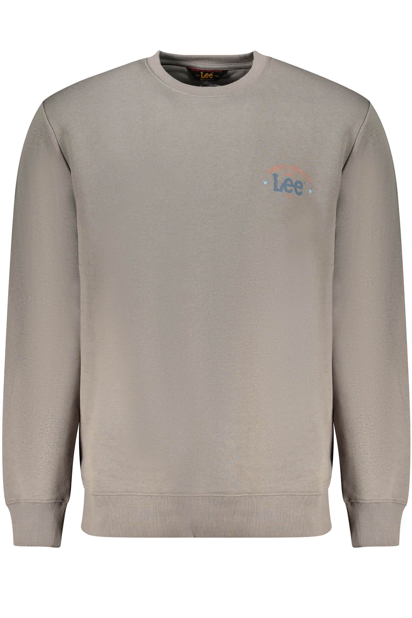 Lee hombre con cremallera sudadera gris