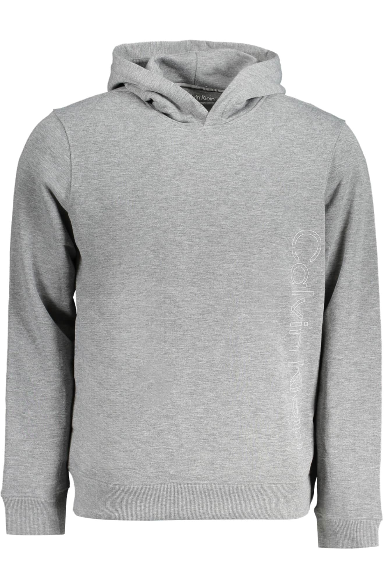 Calvin Klein hombre con cremallera sudadera gris