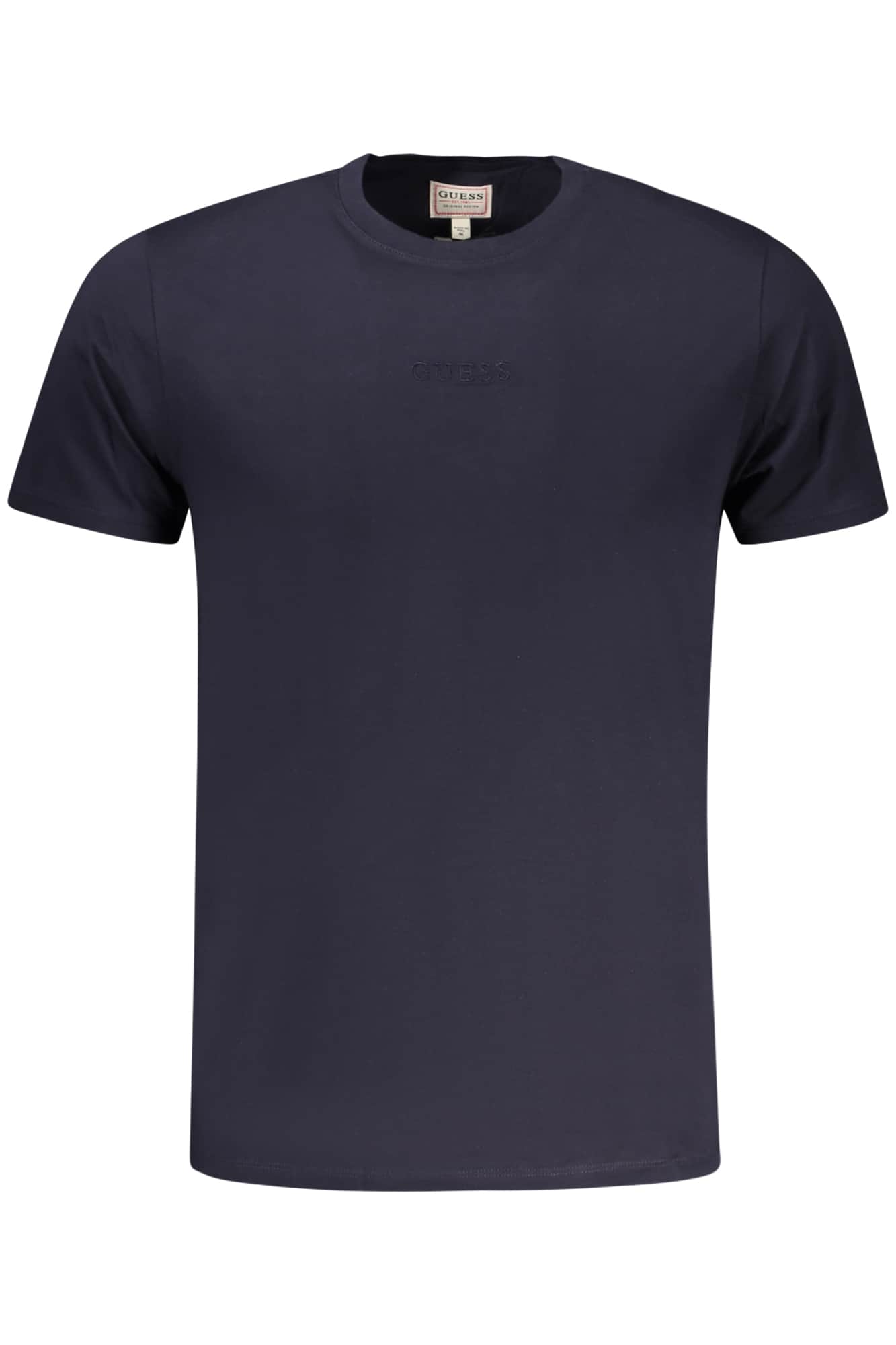 Guess vaqueros manga corta t-camisa hombre azul