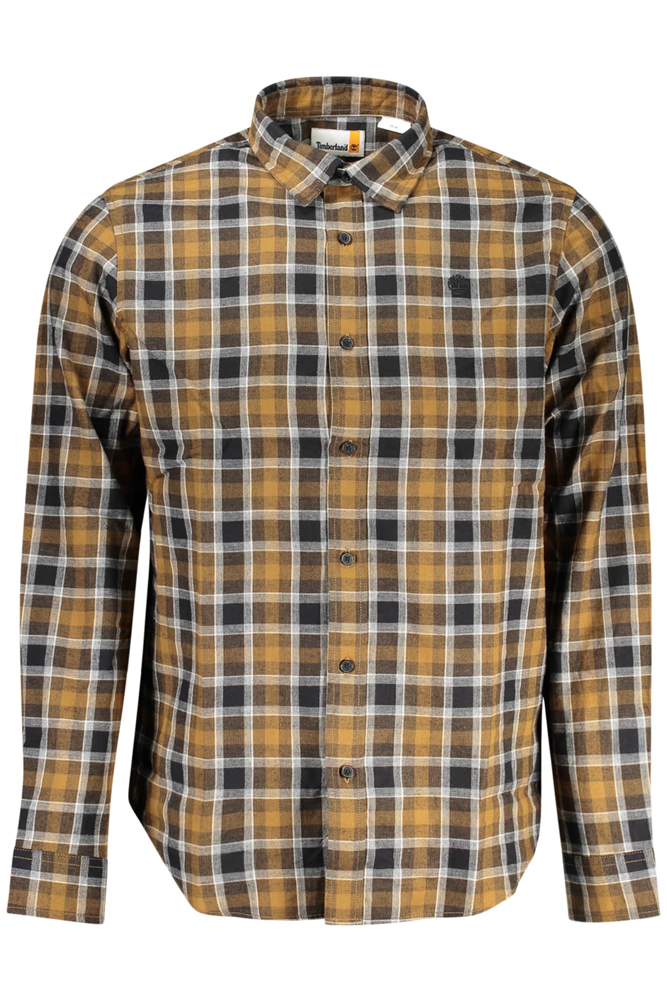 Timberland hombre manga larga camisa marrón
