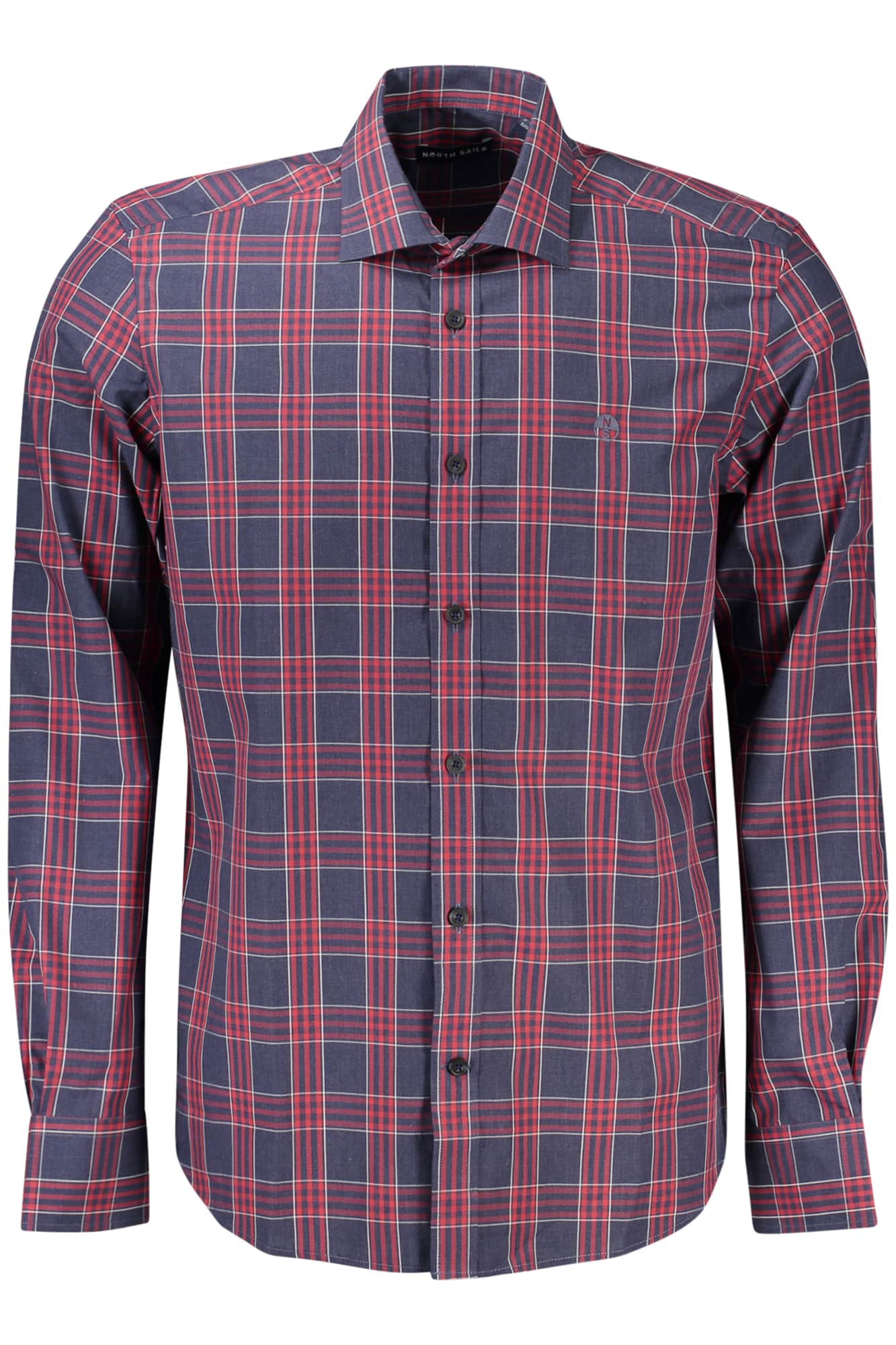 North Sails manga larga camisa hombre azul