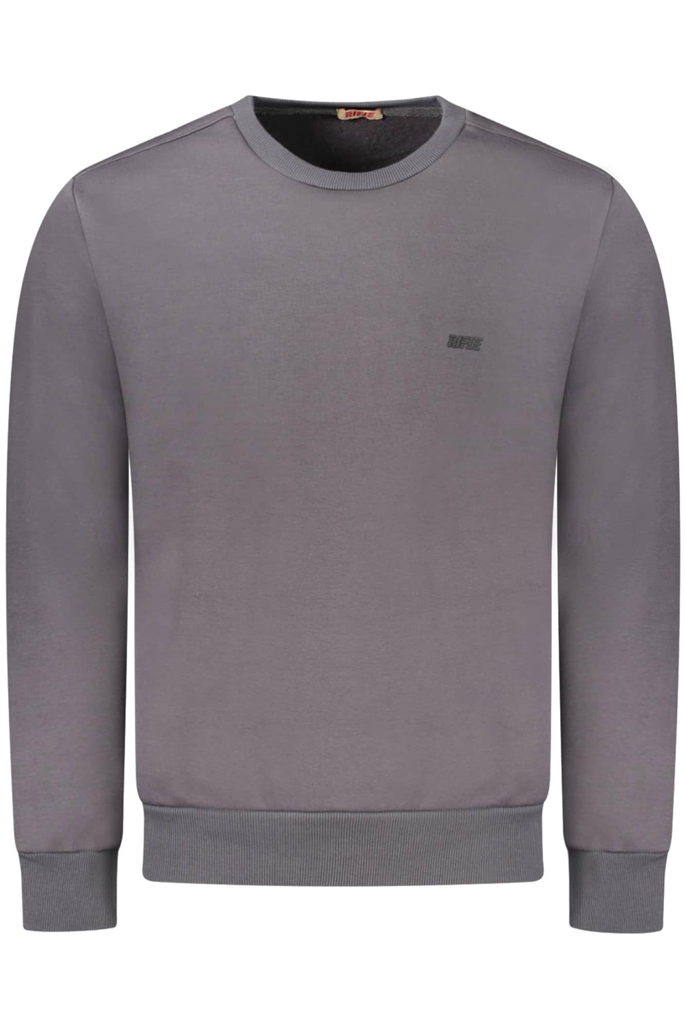 Rifle sudadera sin cremallera hombre gris