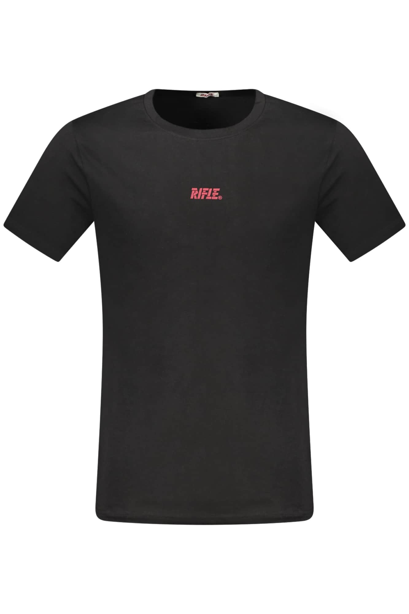 Rifle manga corta t-camisa hombre azul