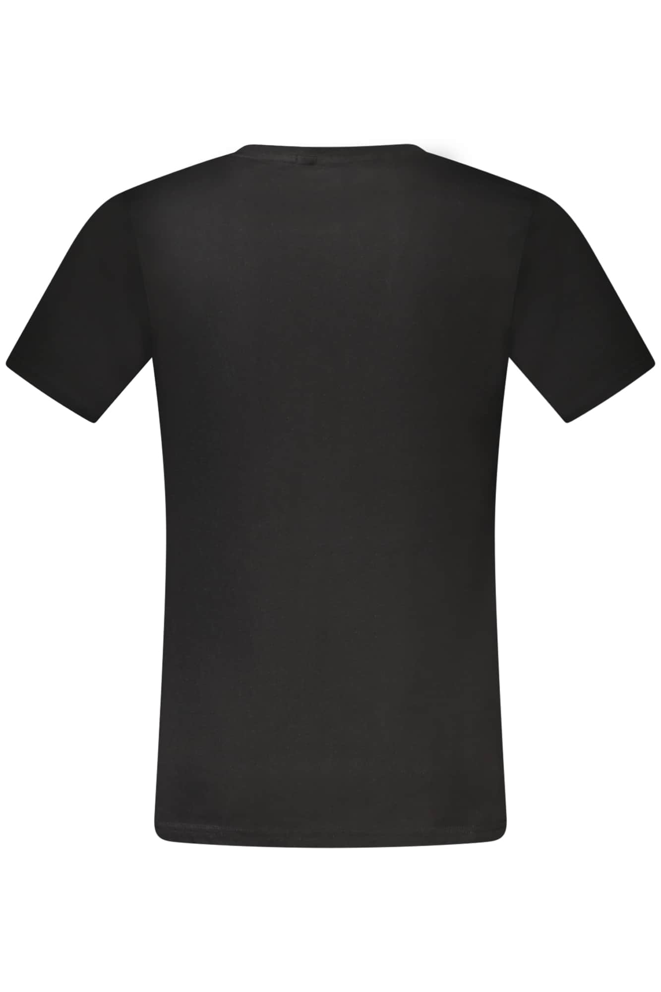 Rifle manga corta t-camisa hombre azul