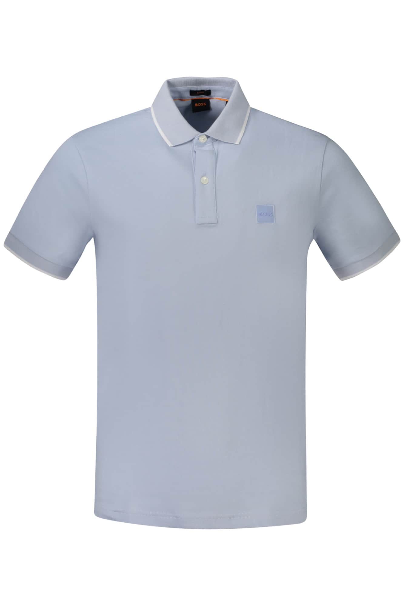 Hugo Boss hombre manga corta polo, azul