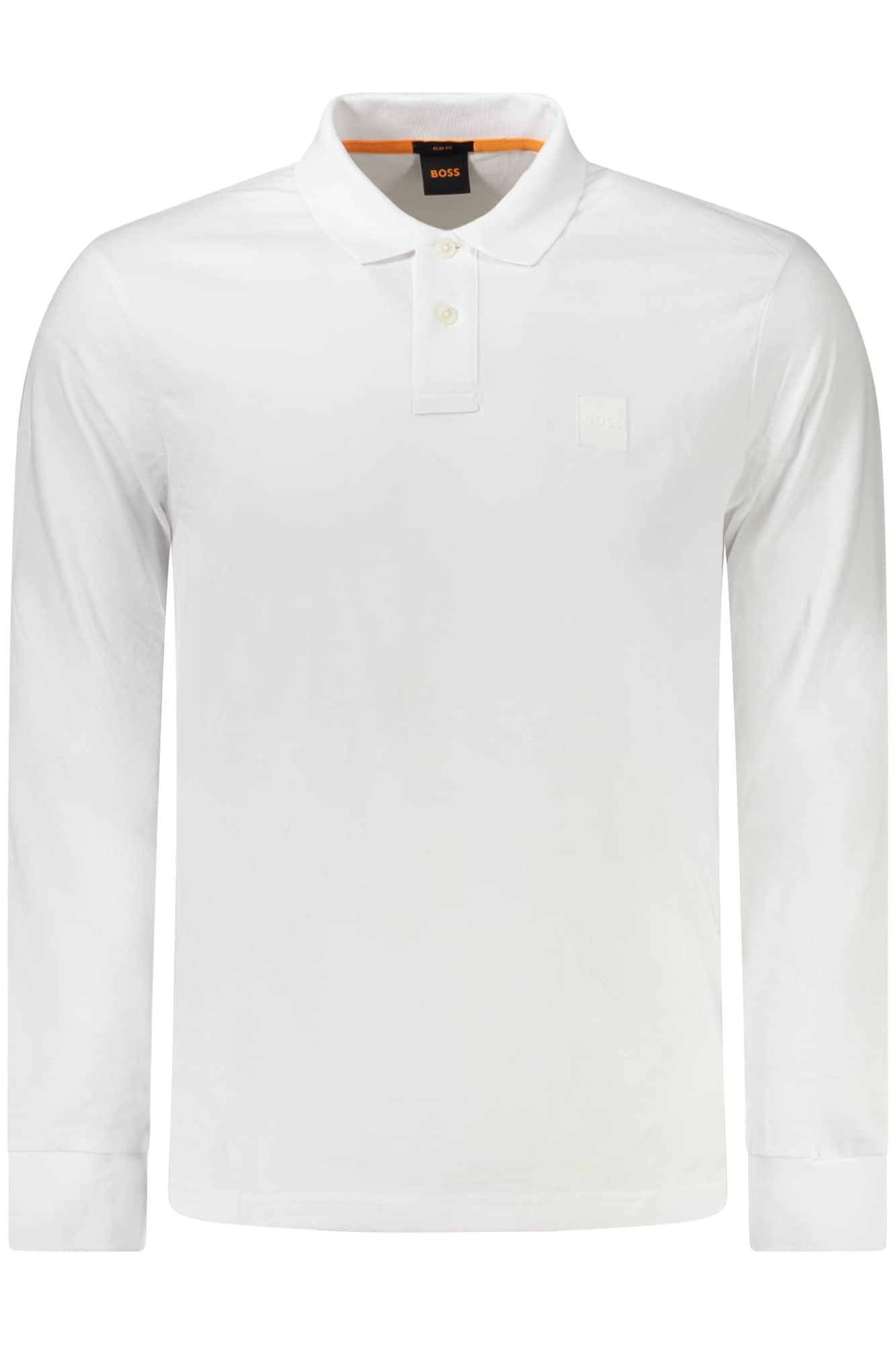 Hugo Boss hombre manga larga polo, azul