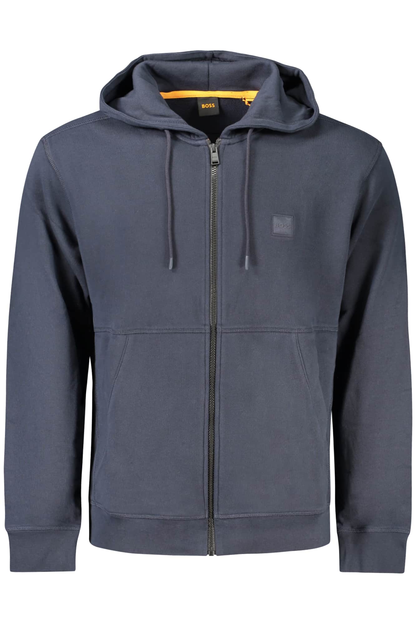 Hugo Boss hombre con cremallera sudadera azul