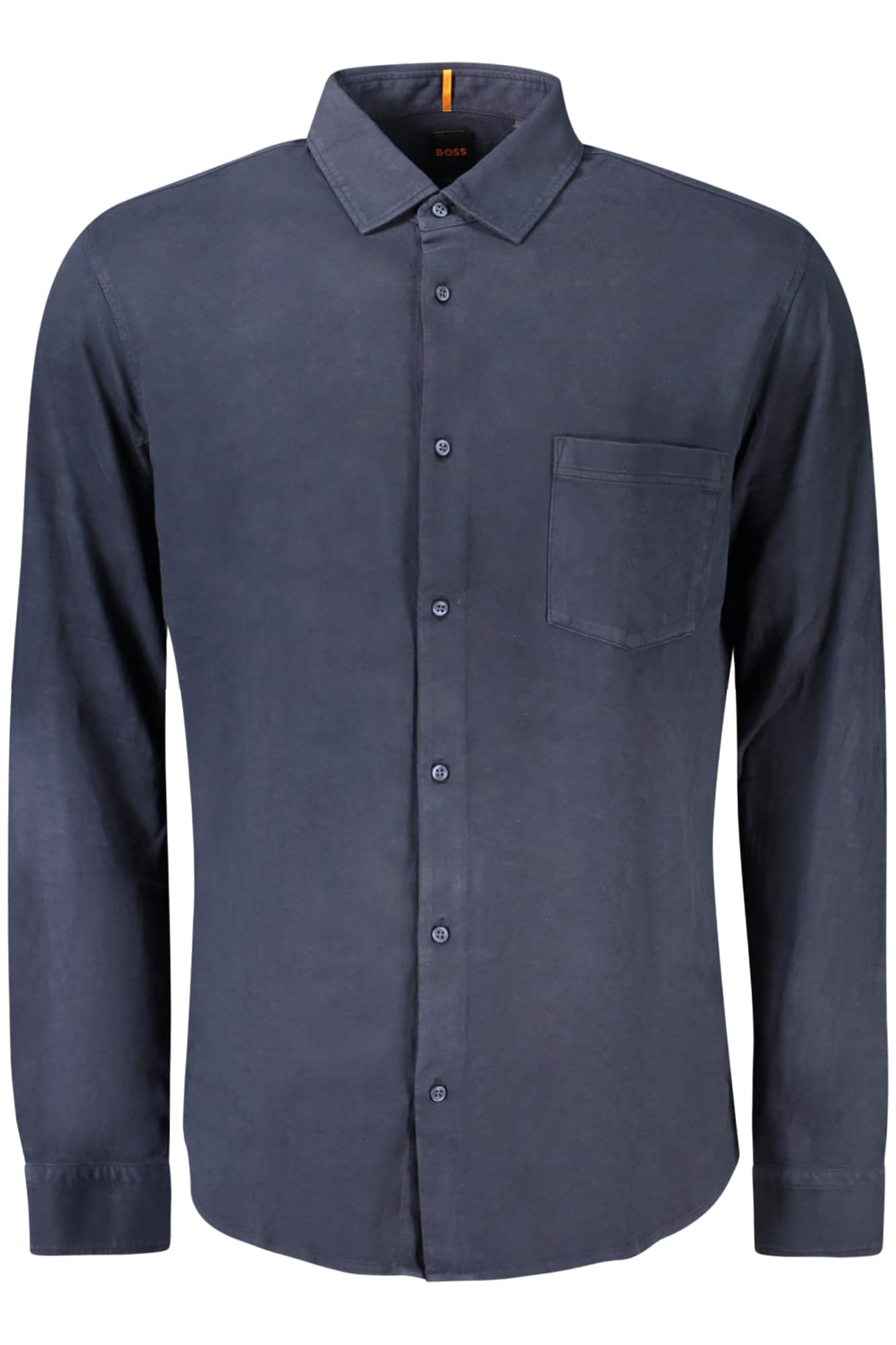 Hugo Boss manga larga camisa hombre azul
