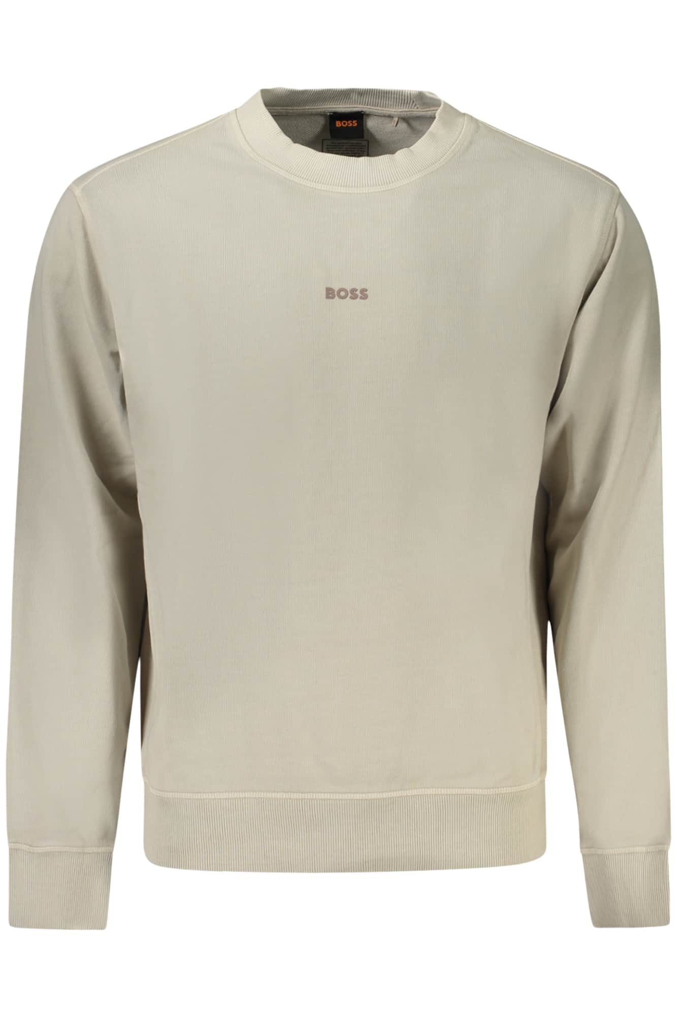 Hugo Boss sudadera sin cremallera hombre beige