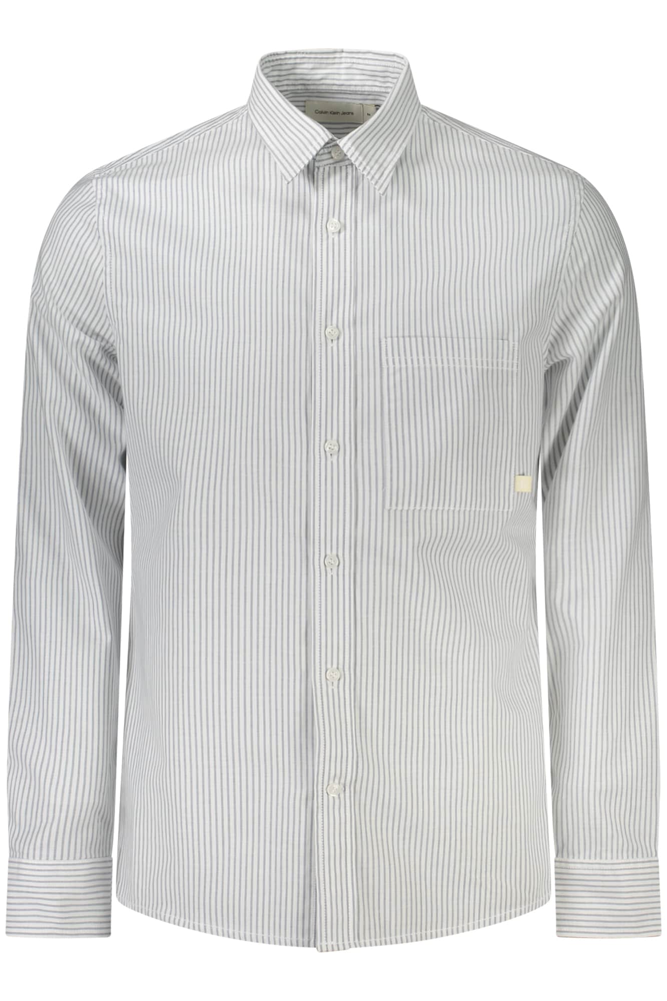 Calvin Klein manga larga camisa hombre blanco