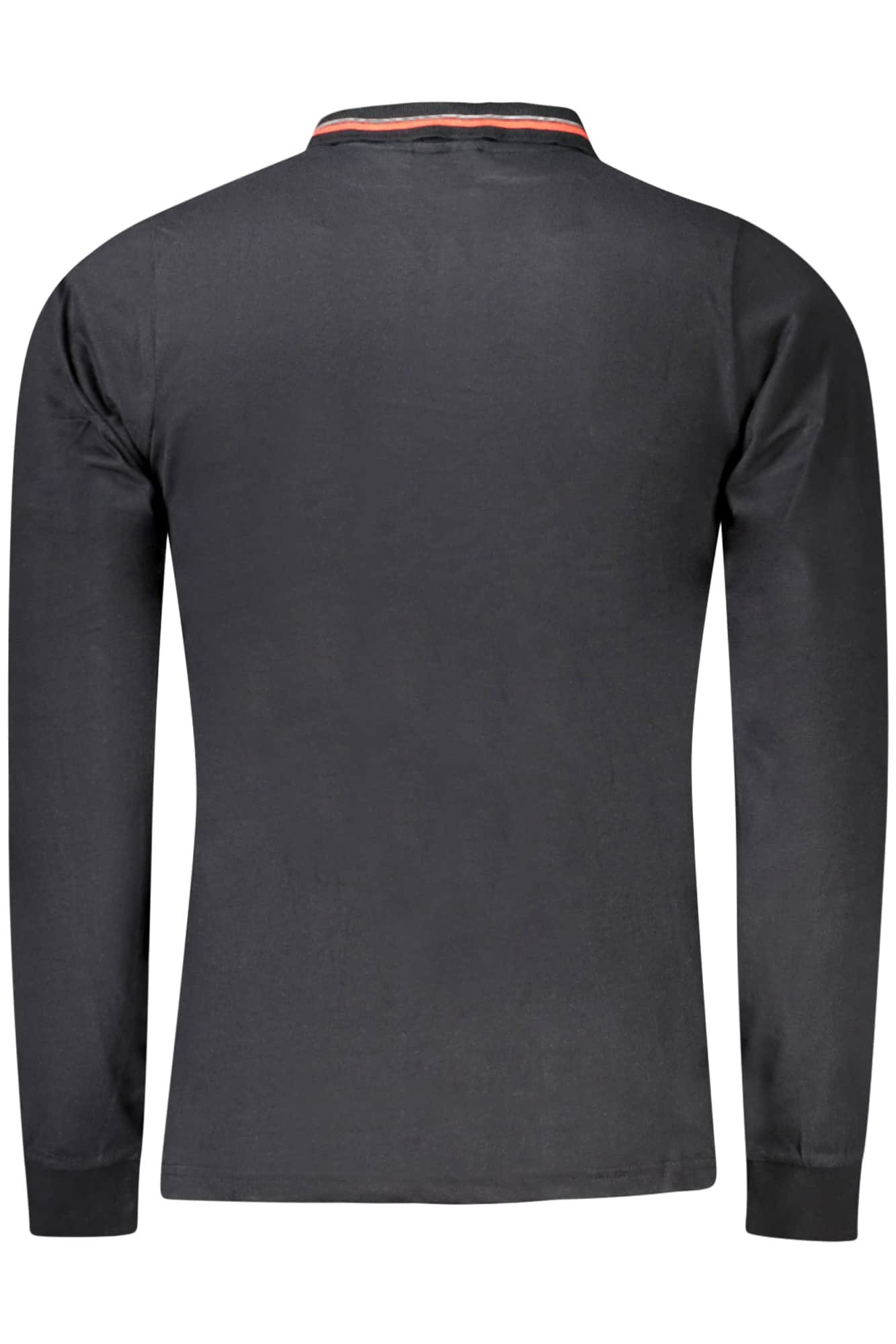 Norway 1963 hombre manga larga polo negro