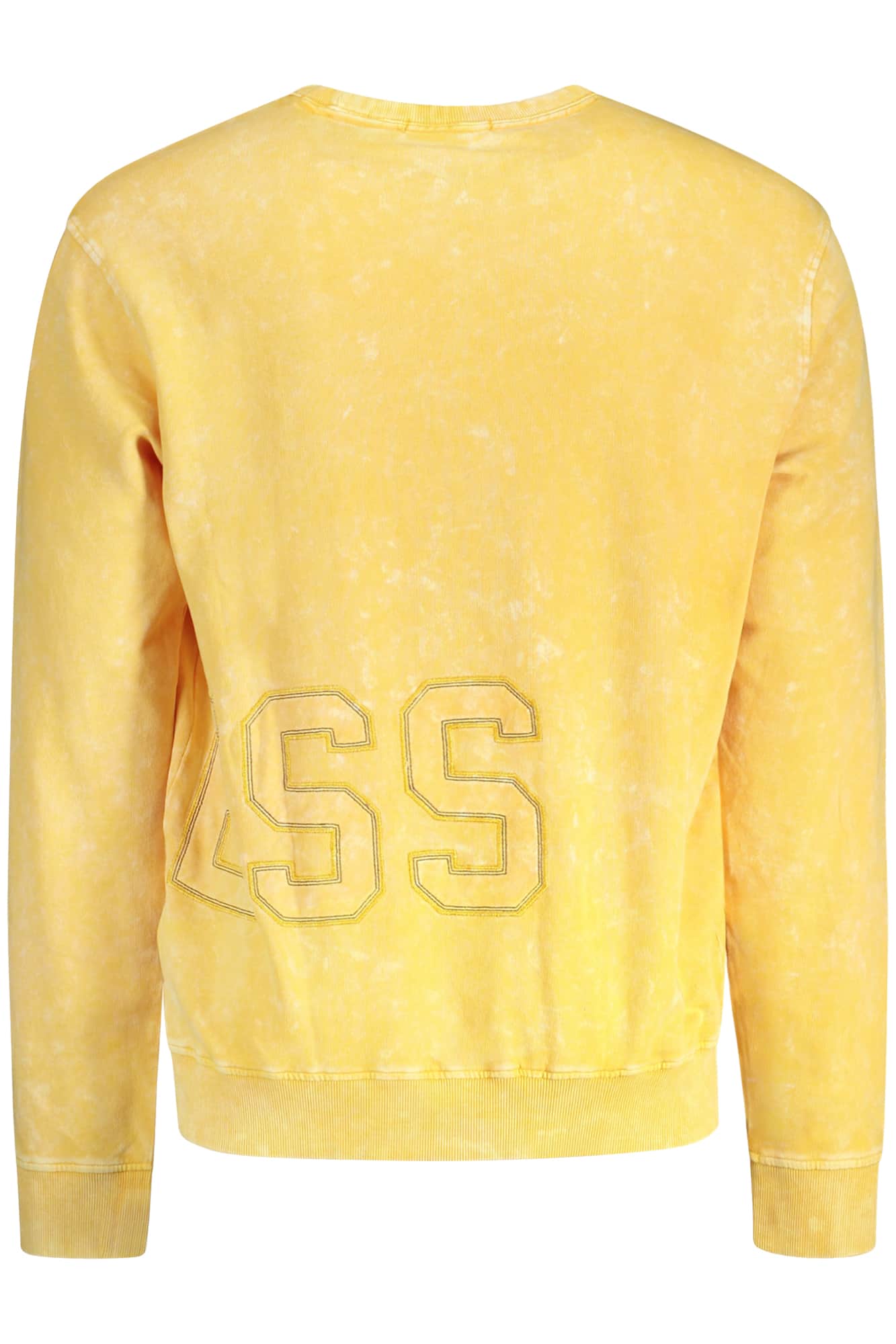 Guess vaqueros sudadera sin cremallera hombre amarillo